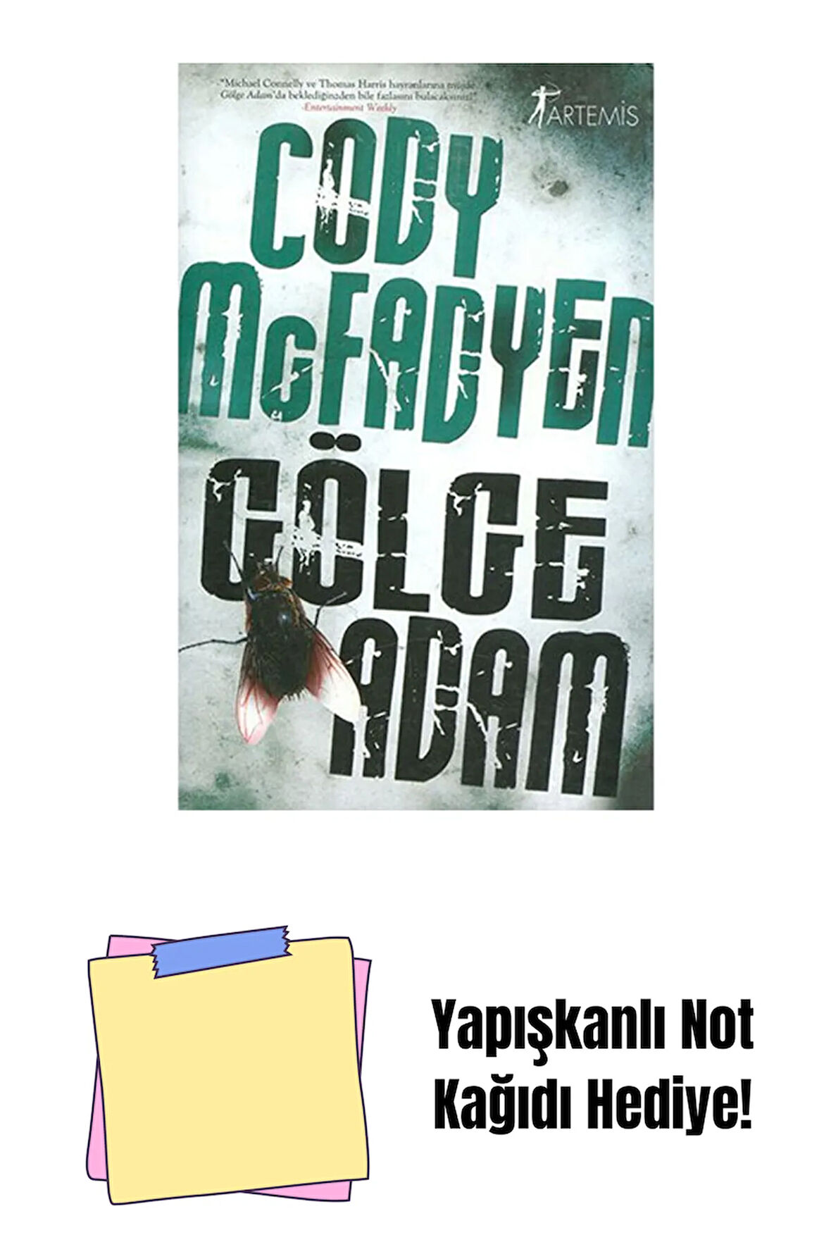 Gölge Adam + Yapışkanlı Not Kağıdı
