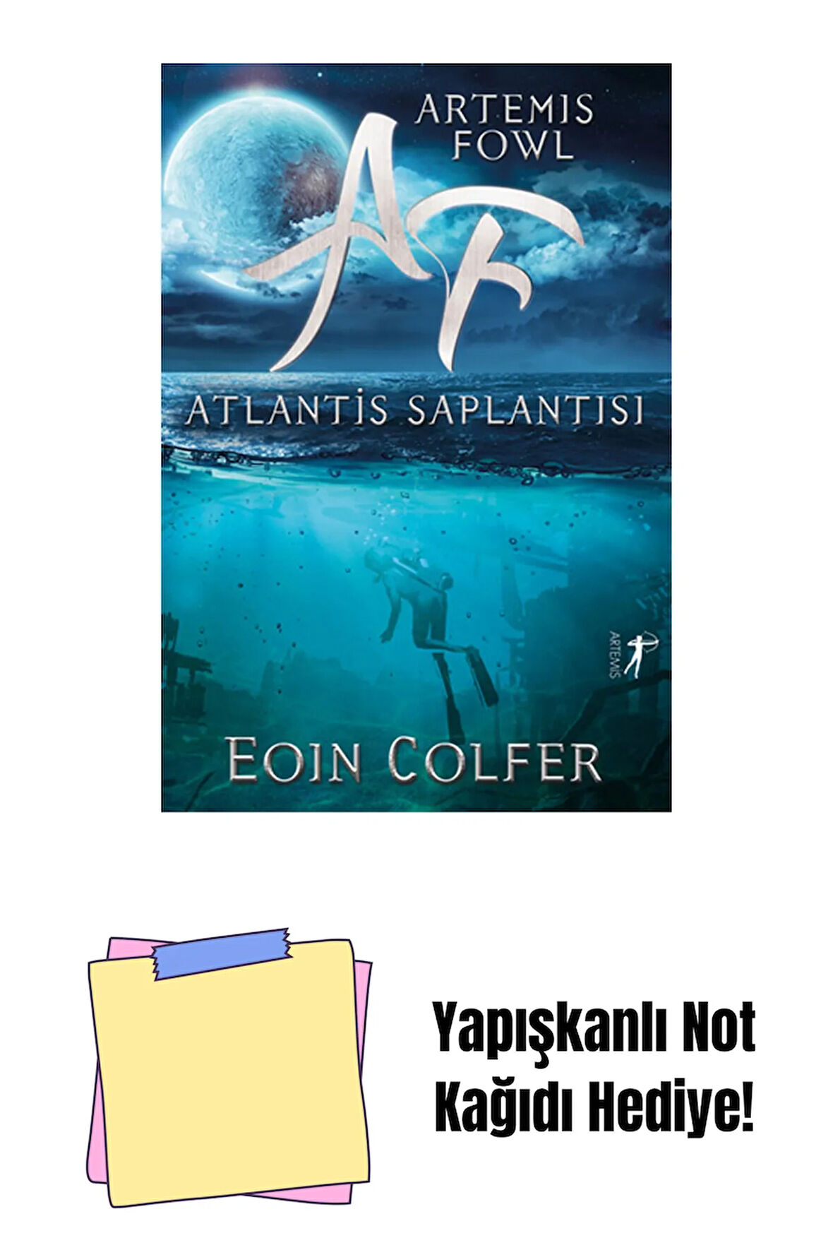 Artemis Fowl 7 - Atlantis Saplantısı + Yapışkanlı Not Kağıdı