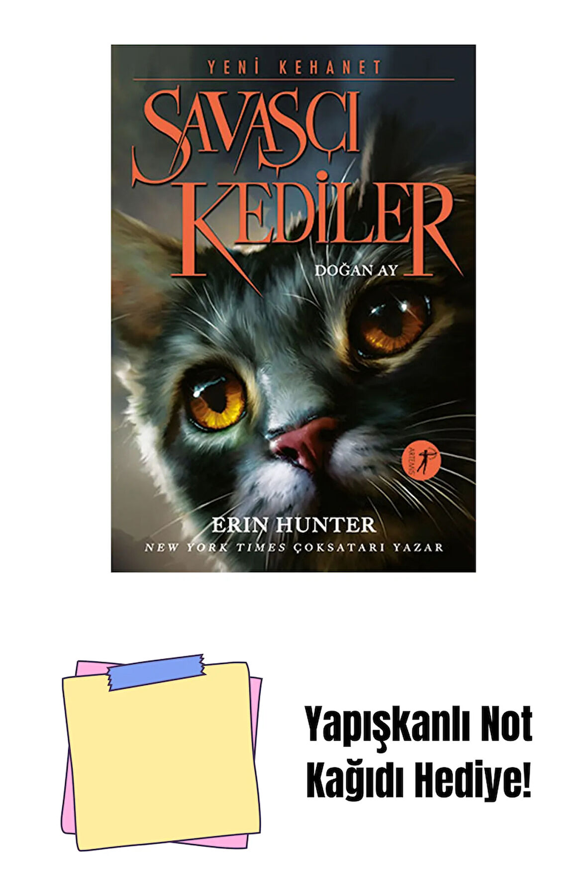 Savaşçı Kediler - Doğan Ay + Yapışkanlı Not Kağıdı