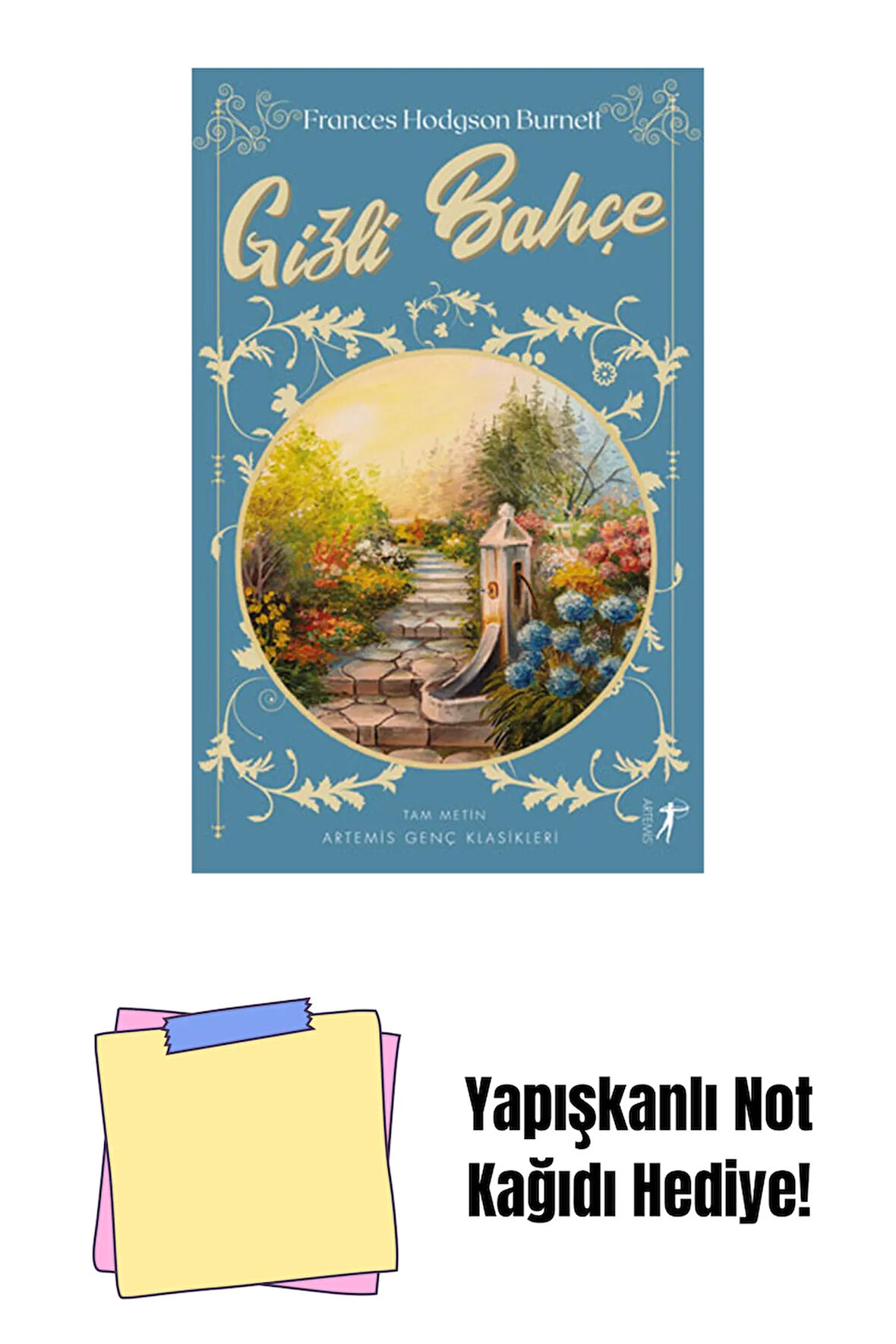 Gizli Bahçe + Yapışkanlı Not Kağıdı