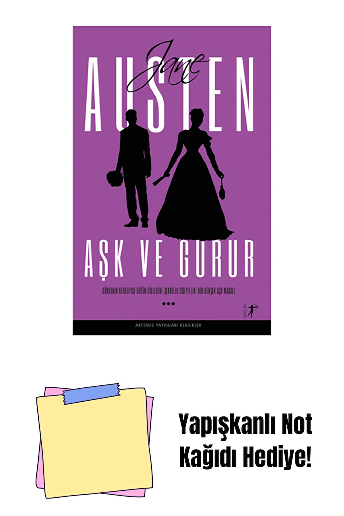 Aşk ve Gurur + Yapışkanlı Not Kağıdı