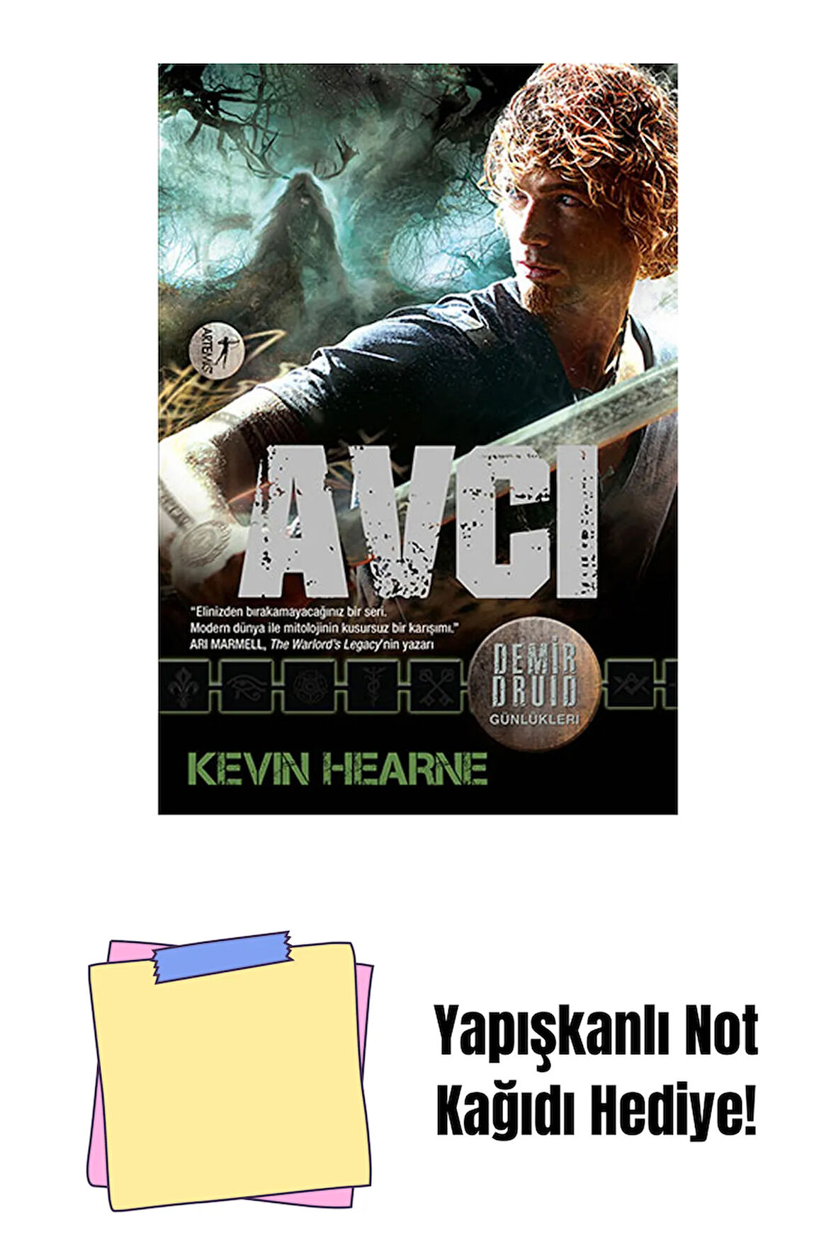 Avcı + Yapışkanlı Not Kağıdı