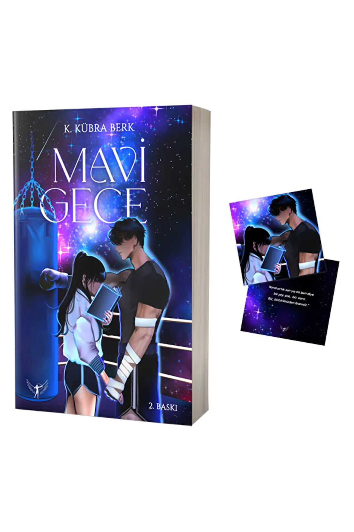 Mavi Gece + Yapışkanlı Not Kağıdı