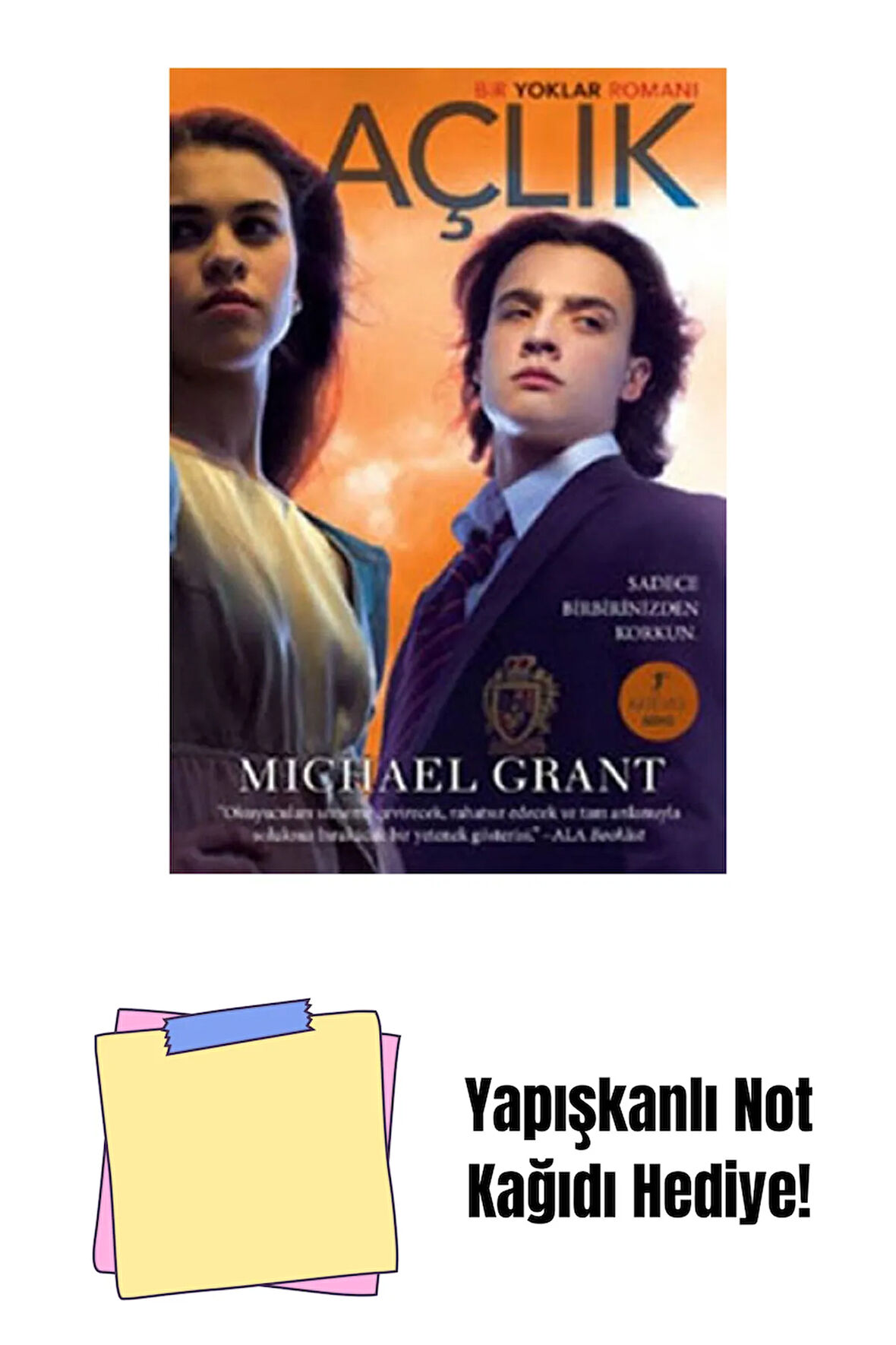 Açlık (Ciltli) + Yapışkanlı Not Kağıdı