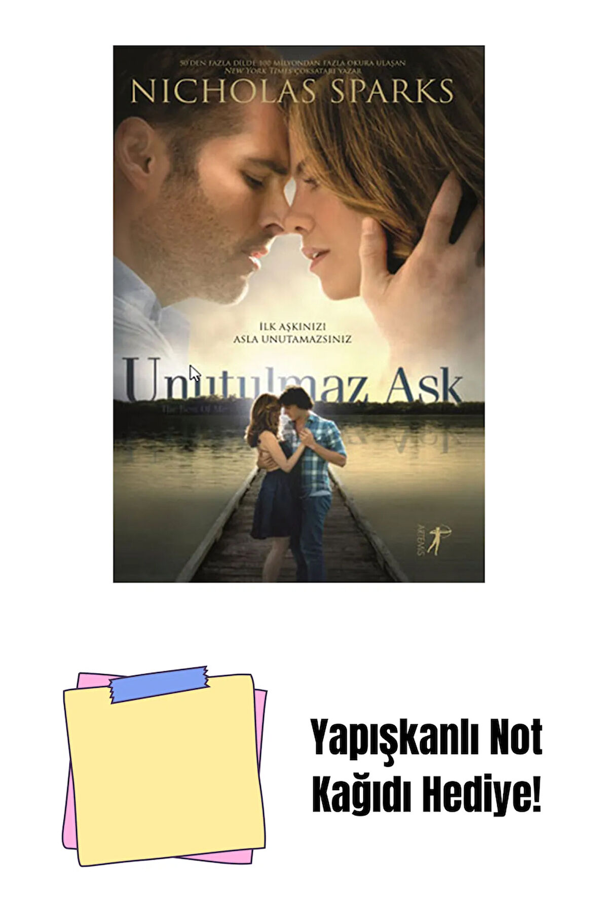 Unutulmaz Aşk + Yapışkanlı Not Kağıdı