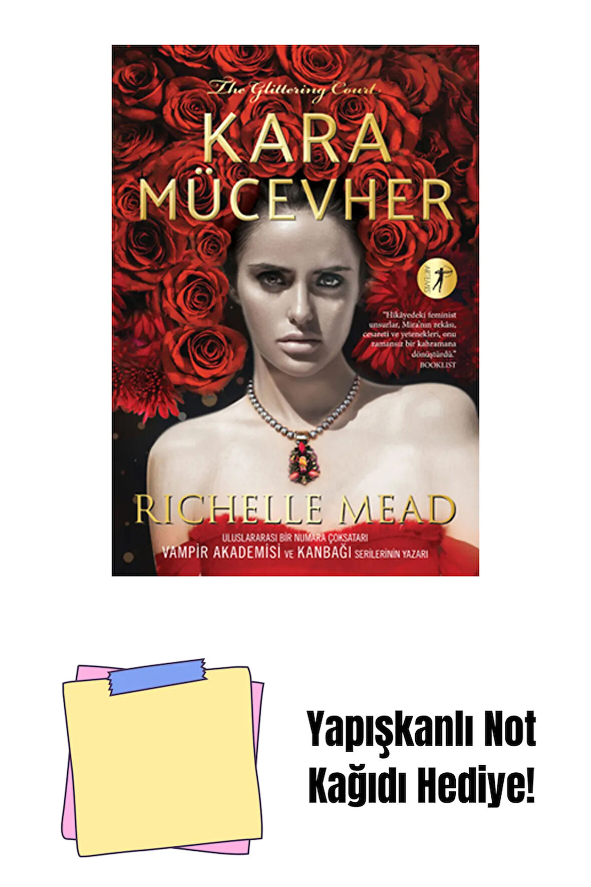 Kara Mücevher + Yapışkanlı Not Kağıdı