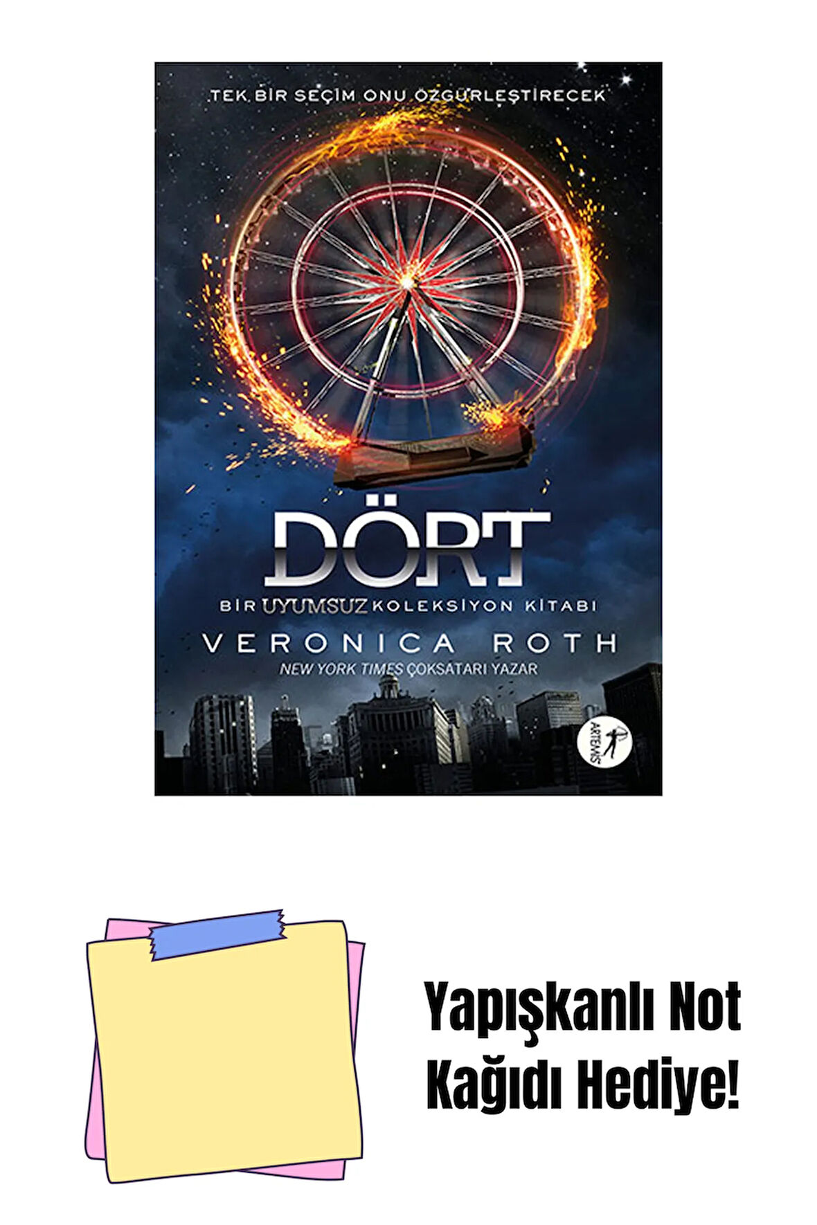 Dört + Yapışkanlı Not Kağıdı