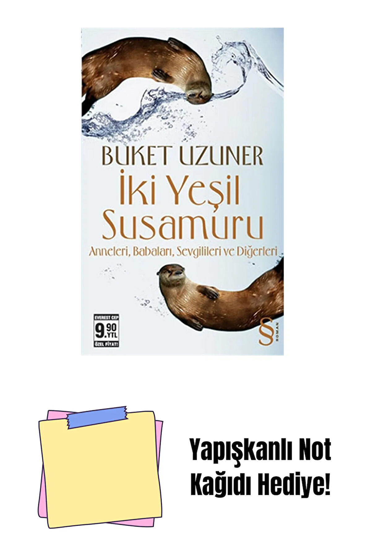 İki Yeşil Susamuru (Cep Boy) + Yapışkanlı Not Kağıdı