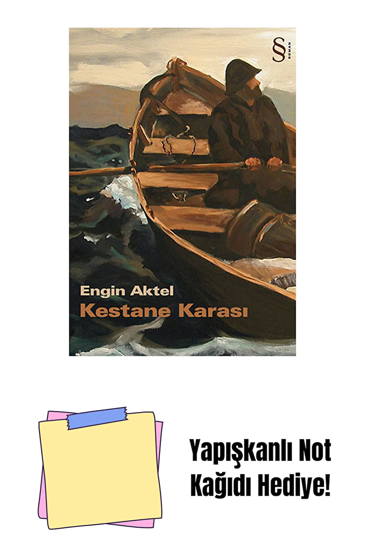 Kestane Karası + Yapışkanlı Not Kağıdı