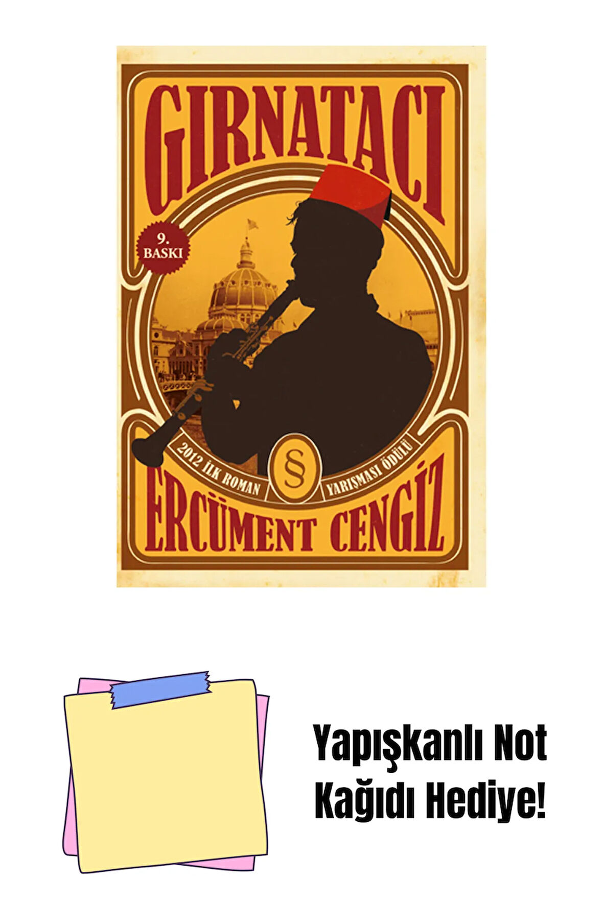 Gırnatacı + Yapışkanlı Not Kağıdı