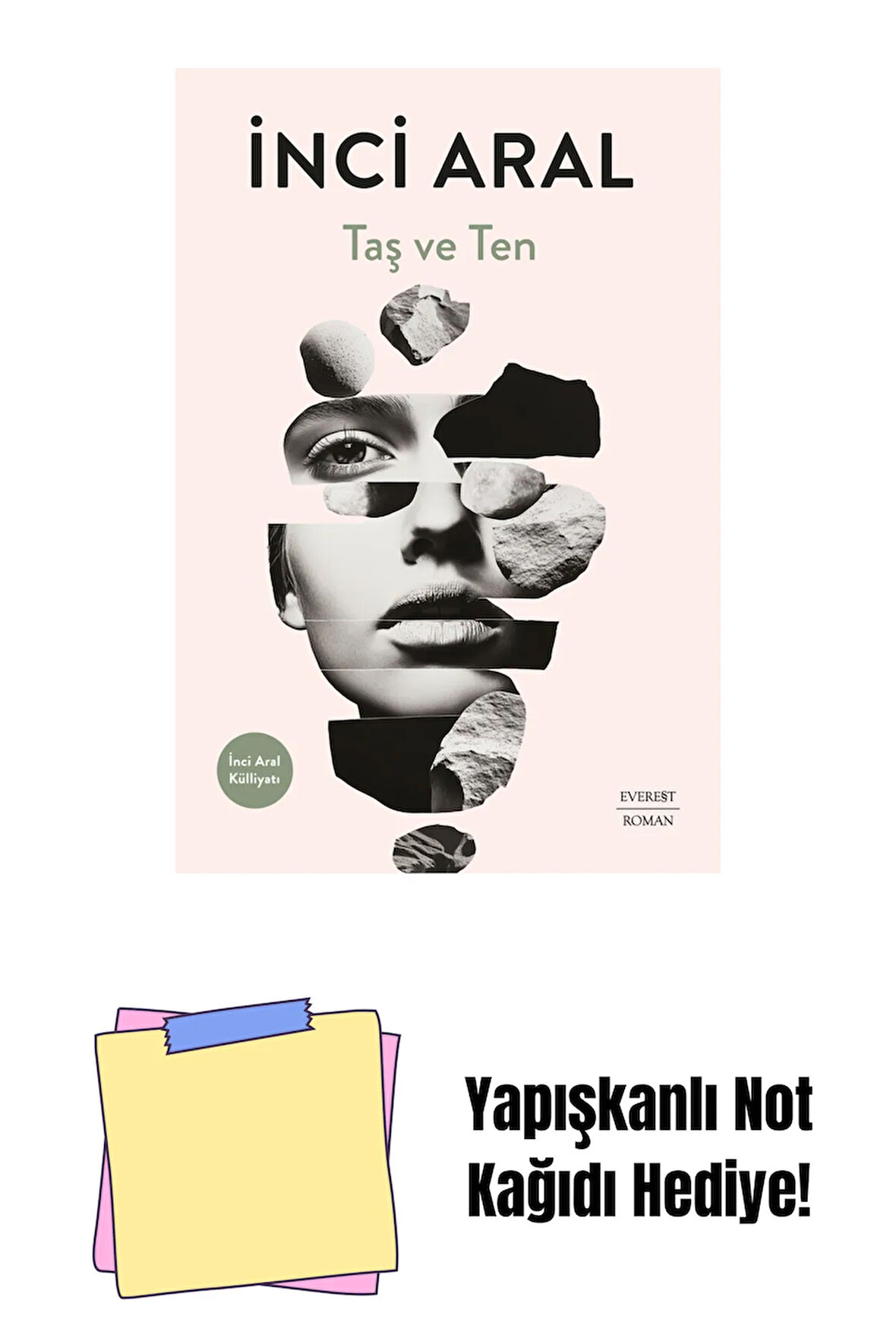 Taş ve Ten + Yapışkanlı Not Kağıdı