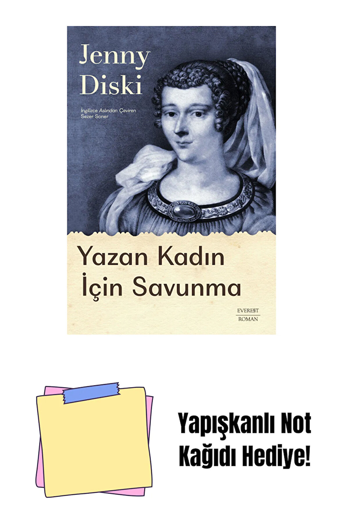 Yazan Kadın İçin Savunma + Yapışkanlı Not Kağıdı