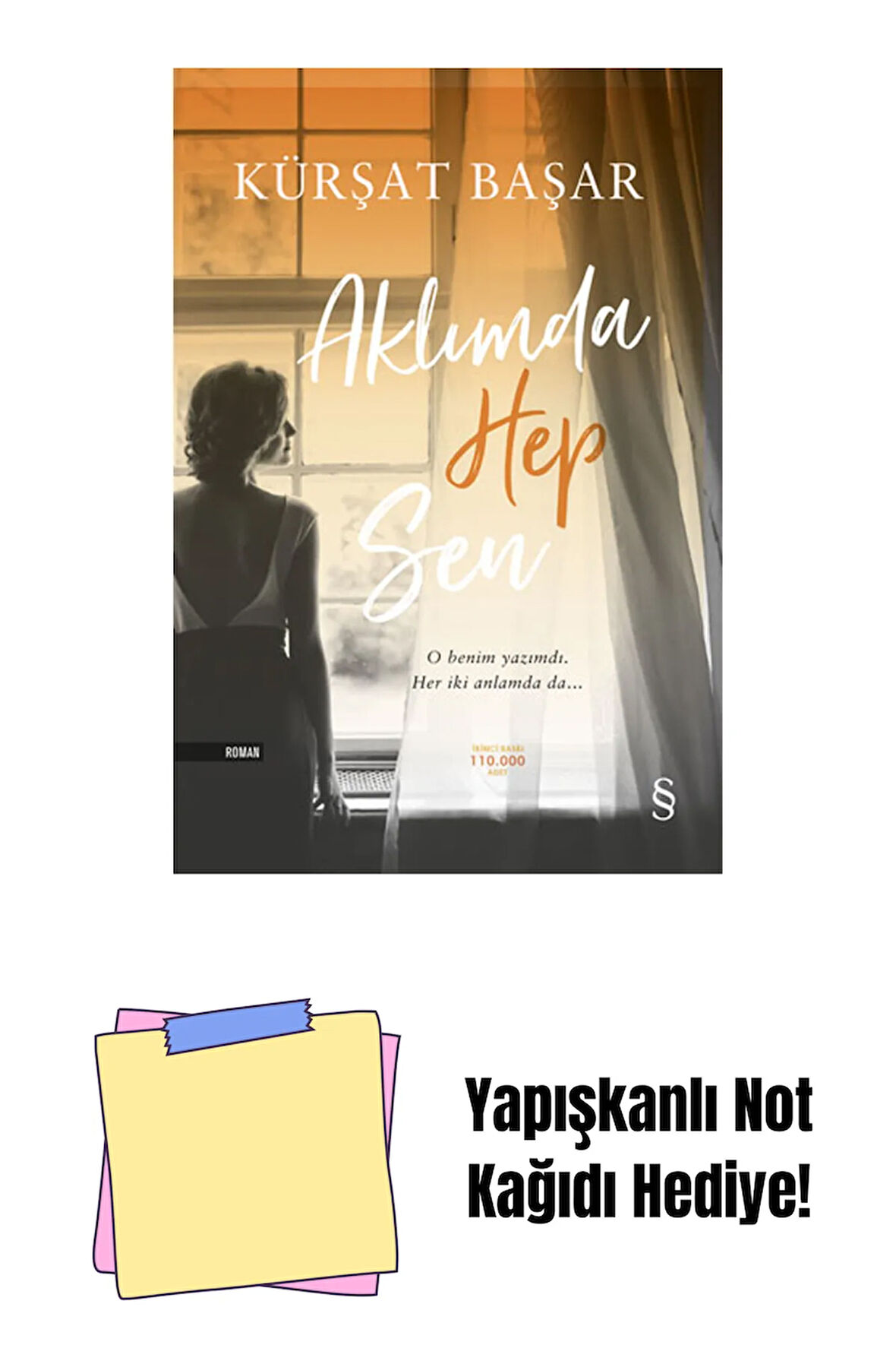 Aklımda Hep Sen + Yapışkanlı Not Kağıdı