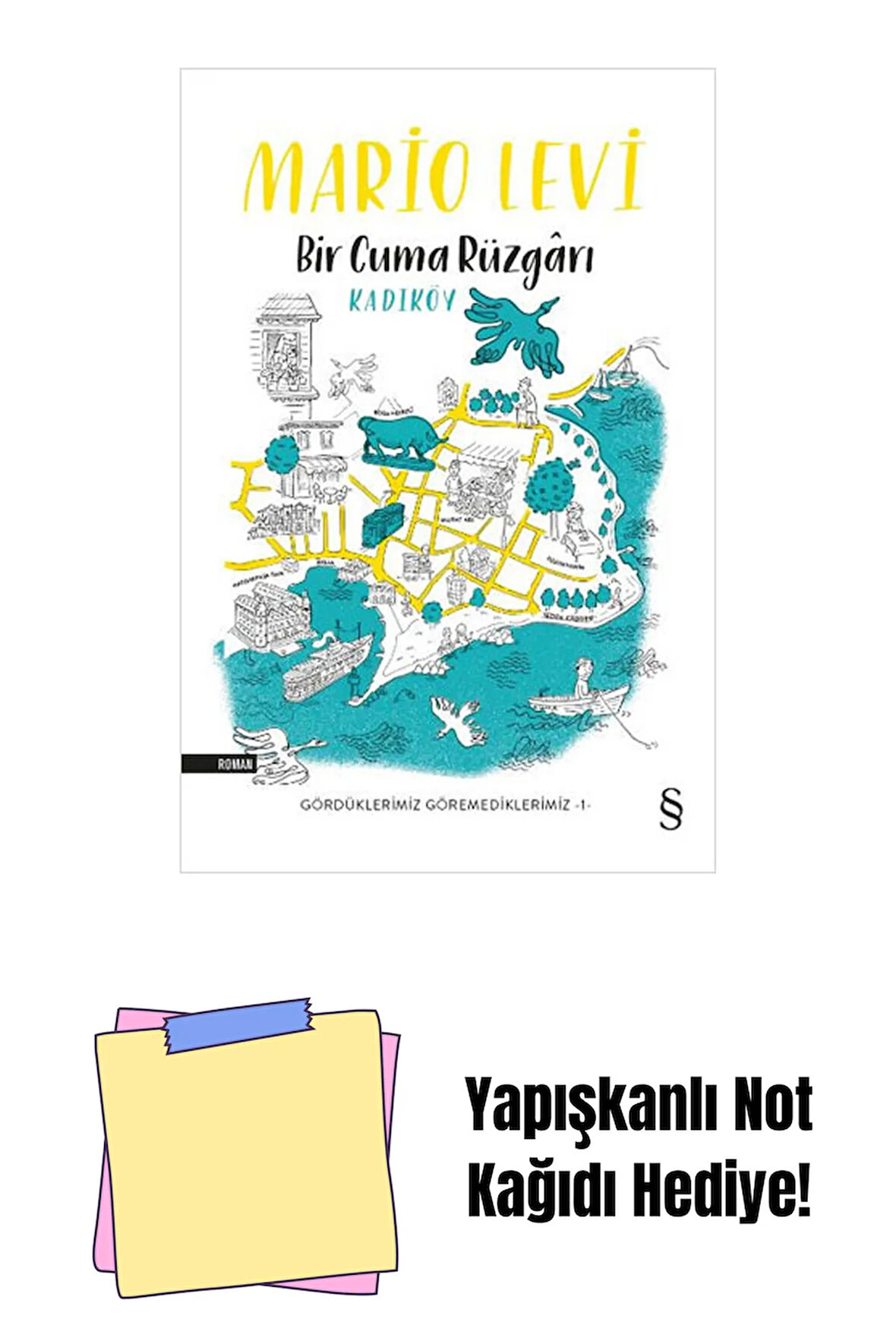 Bir Cuma Rüzgarı Kadıköy + Yapışkanlı Not Kağıdı