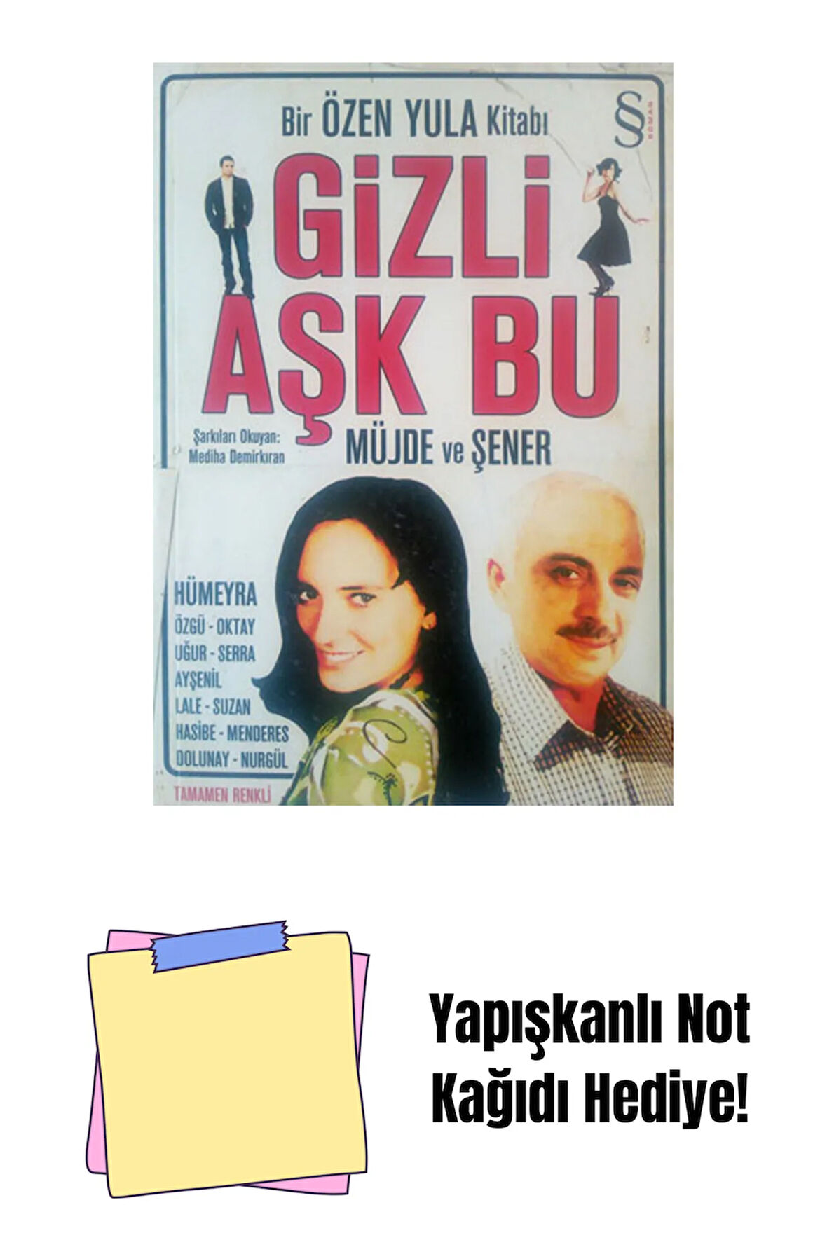 Gizli Aşk Bu + Yapışkanlı Not Kağıdı