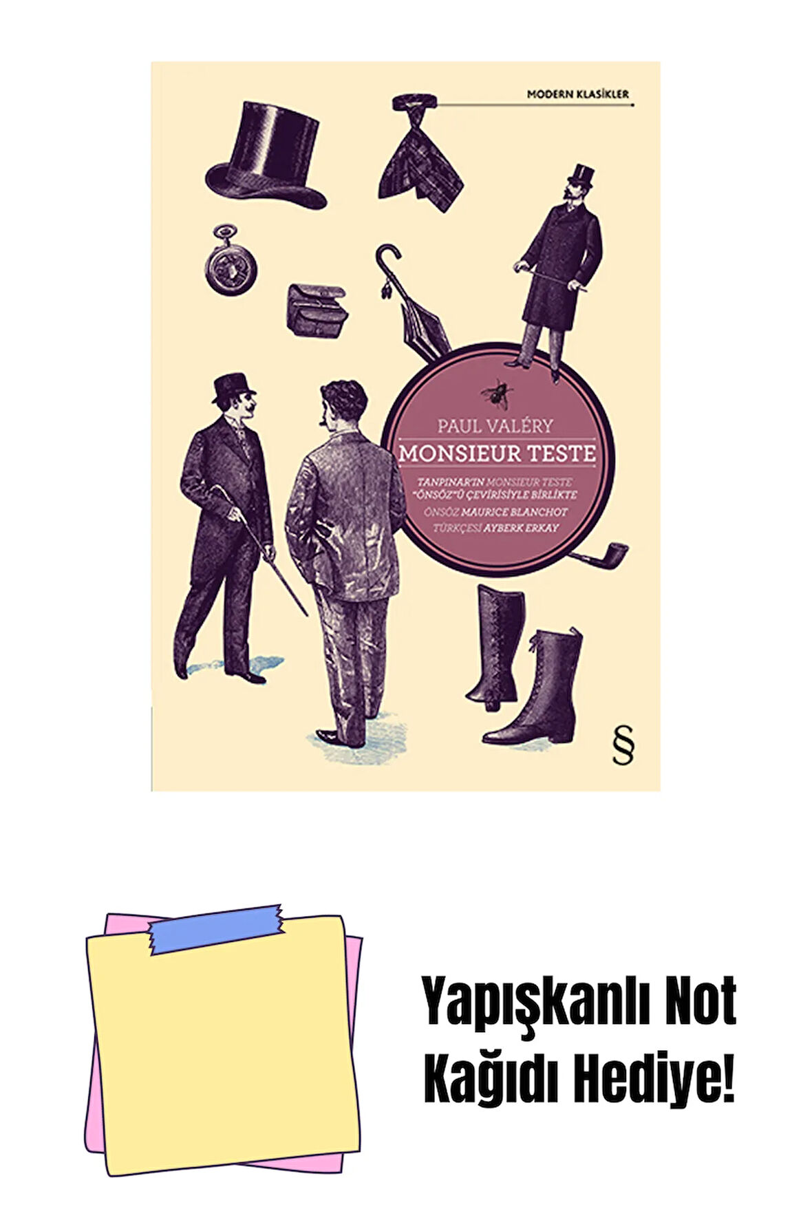 Monsieur Teste + Yapışkanlı Not Kağıdı