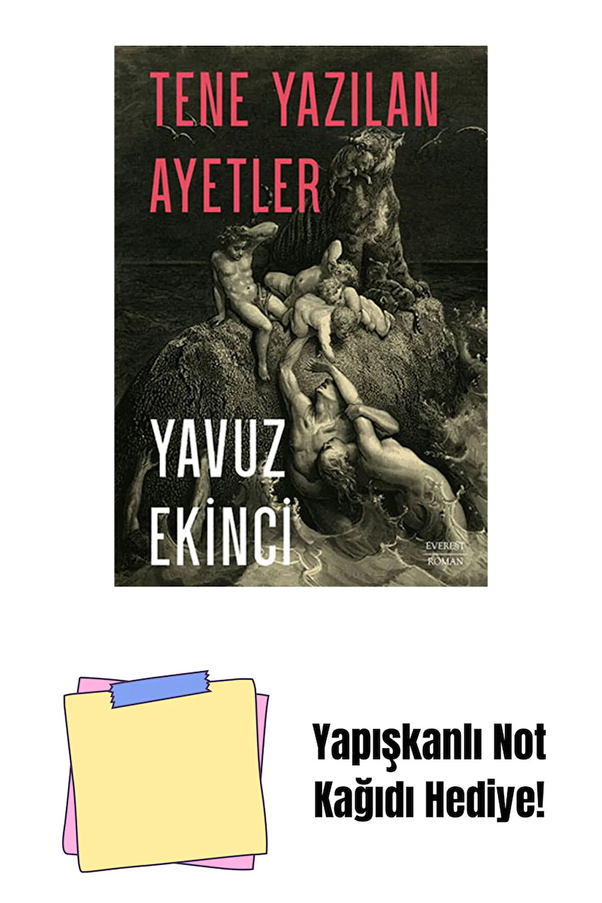Tene Yazılan Ayetler + Yapışkanlı Not Kağıdı