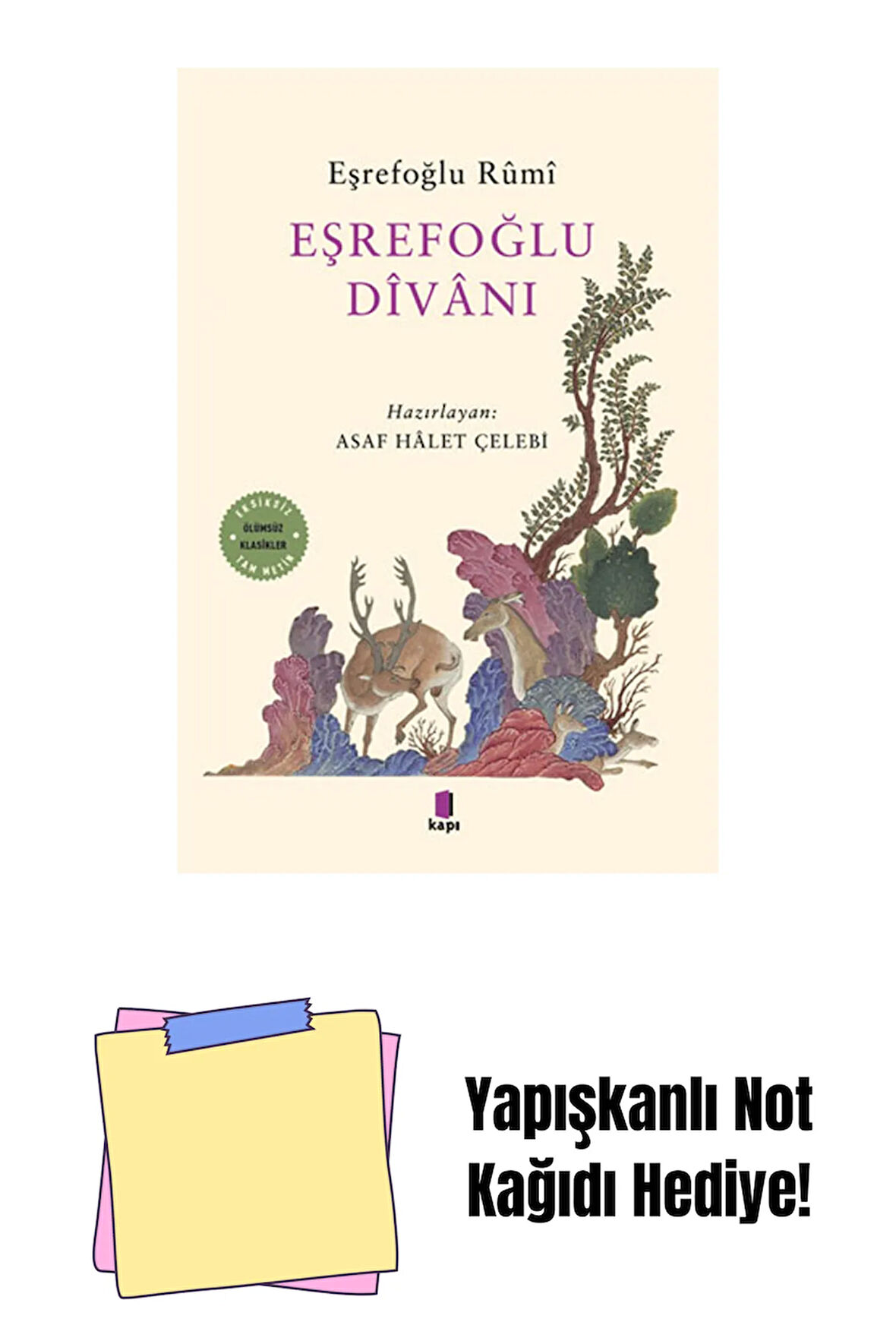 Eşrefoğlu Divanı + Yapışkanlı Not Kağıdı