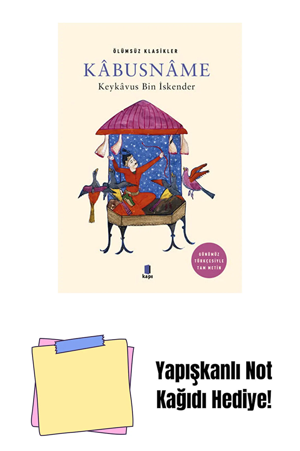 Kâbusnâme + Yapışkanlı Not Kağıdı