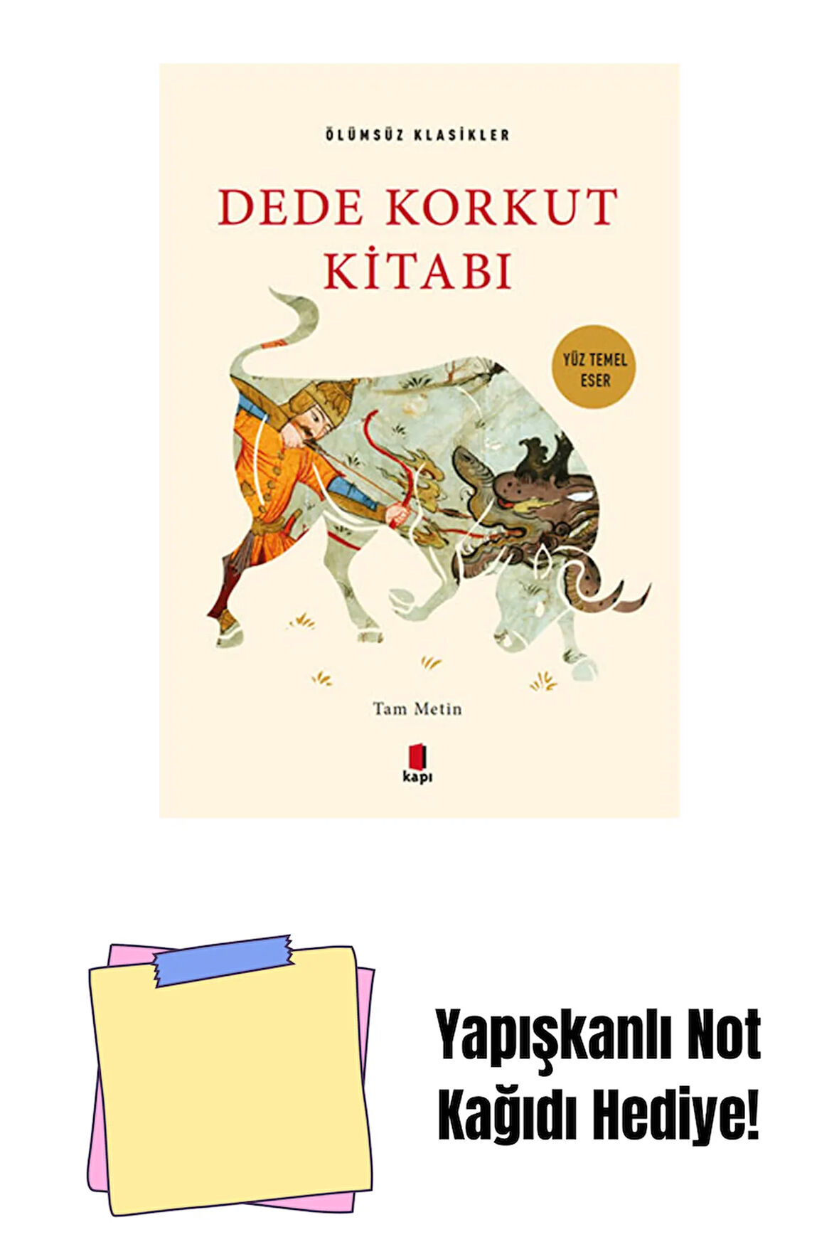 Dede Korkut Kitabı - Tam Metin + Yapışkanlı Not Kağıdı