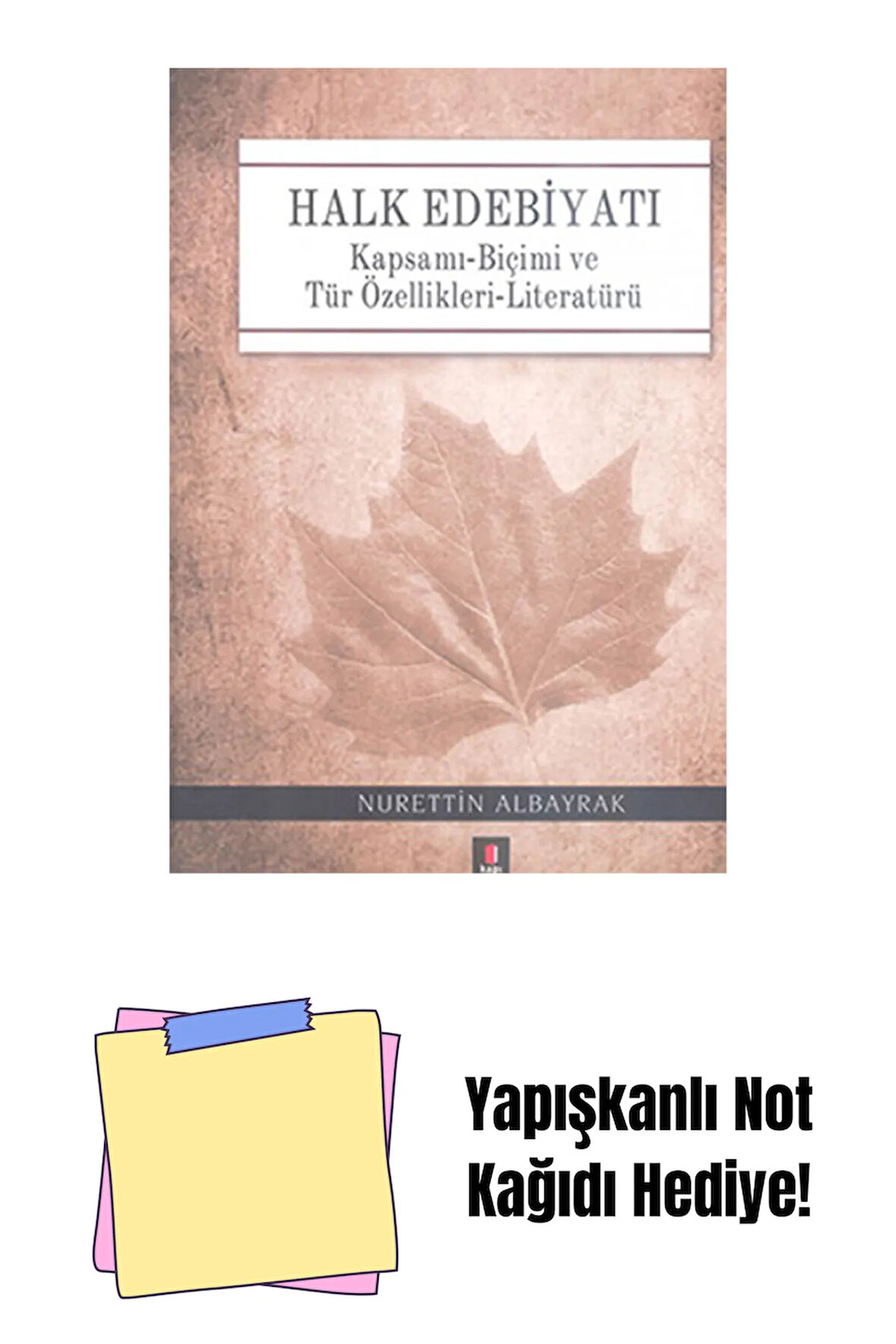 Halk Edebiyatı (Ciltli) + Yapışkanlı Not Kağıdı