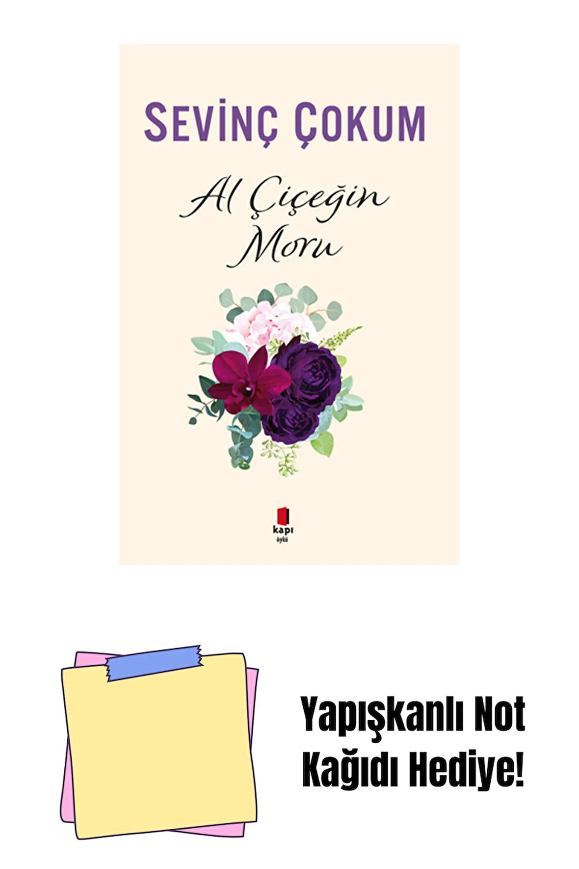 Al Çiçeğin Moru + Yapışkanlı Not Kağıdı