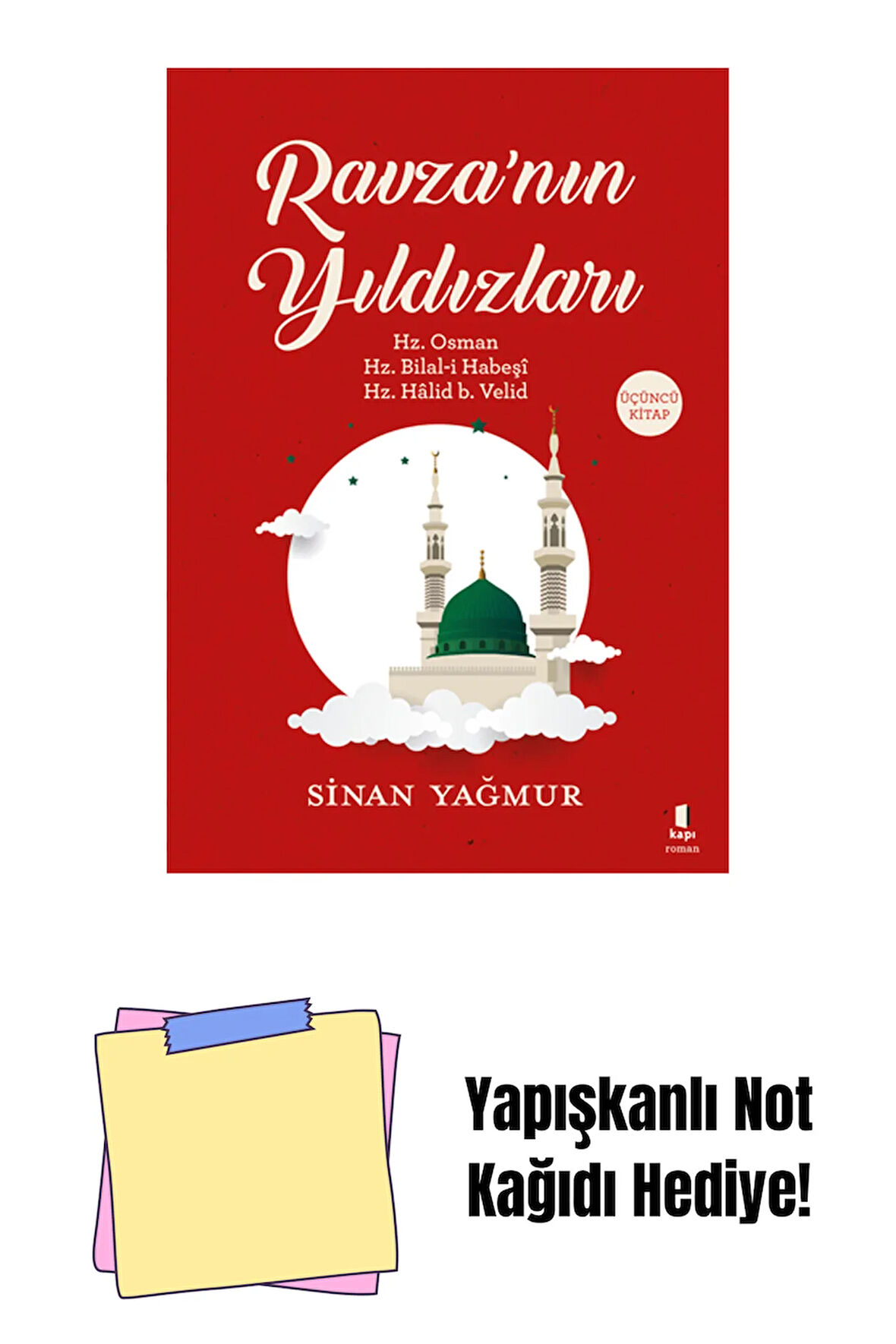 Ravza'nın Yıldızları - Üçüncü Kitap + Yapışkanlı Not Kağıdı