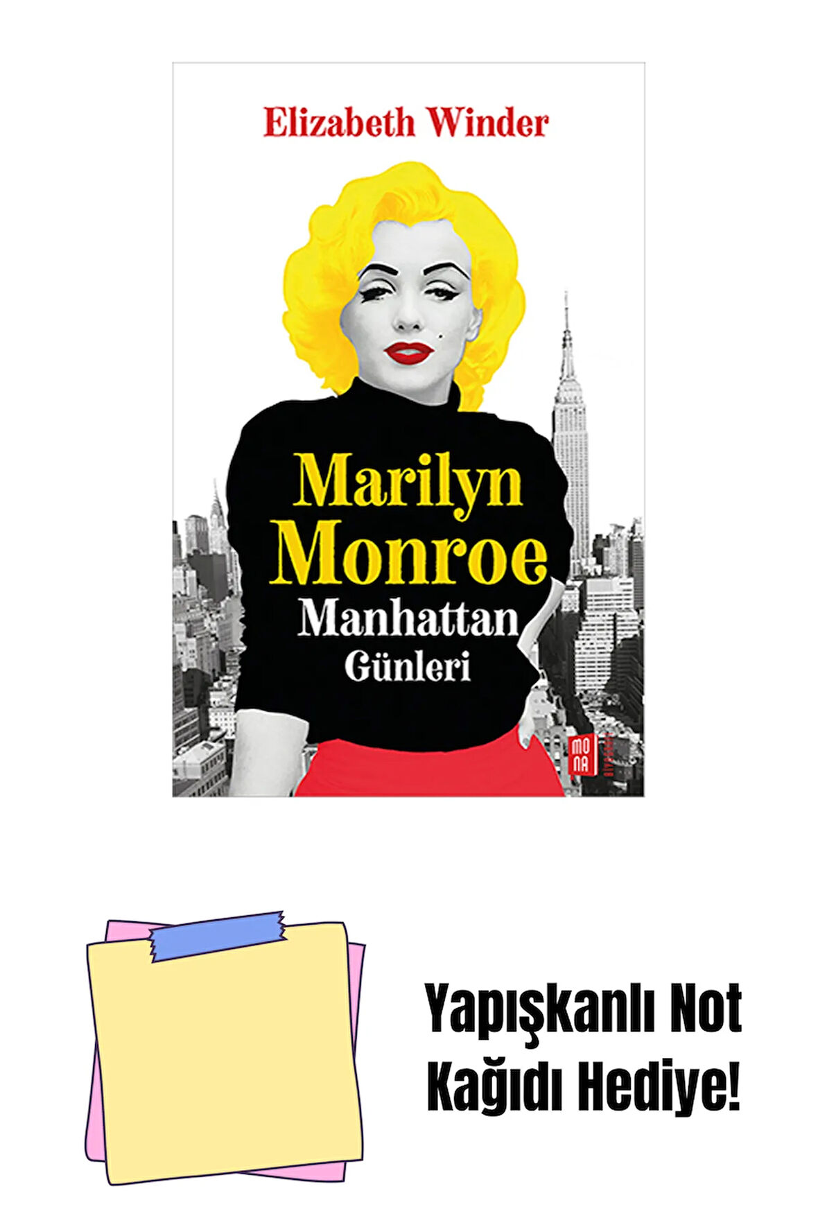 Marilyn Monroe Manhattan Günleri + Yapışkanlı Not Kağıdı