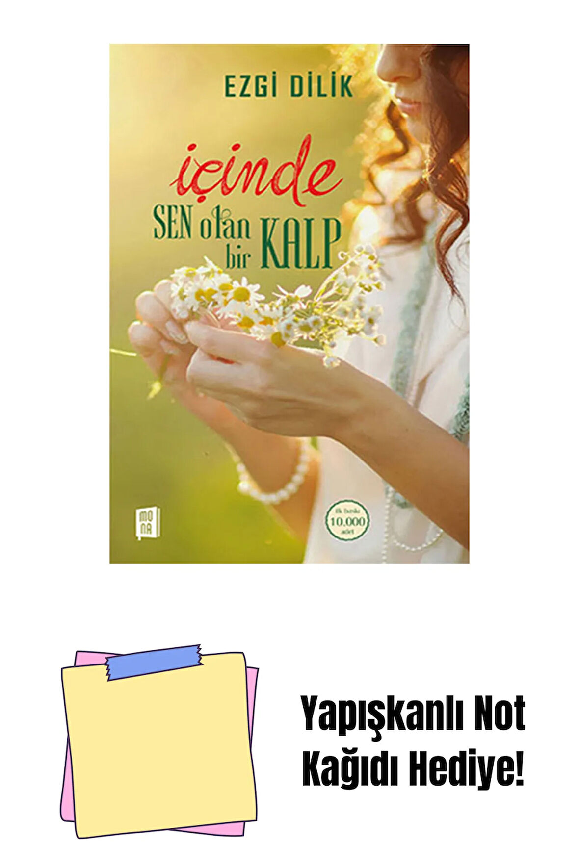 İçinde Sen Olan Bir Kalp + Yapışkanlı Not Kağıdı