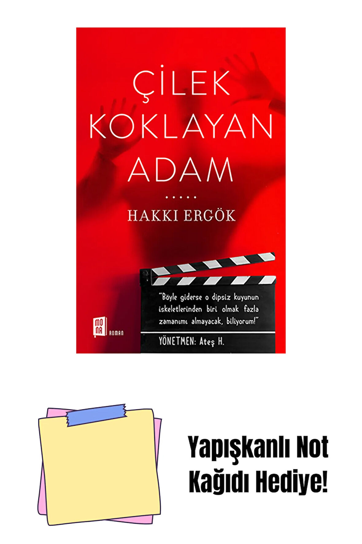 Çilek Koklayan Adam + Yapışkanlı Not Kağıdı