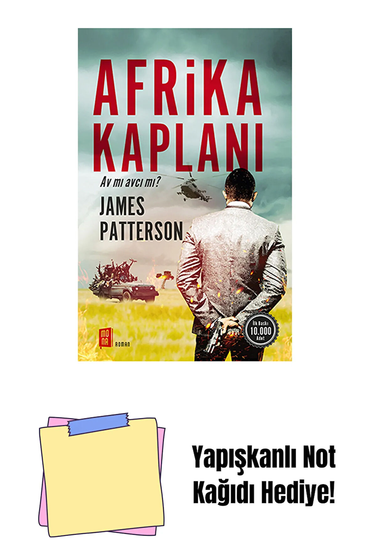 Afrika Kaplanı + Yapışkanlı Not Kağıdı