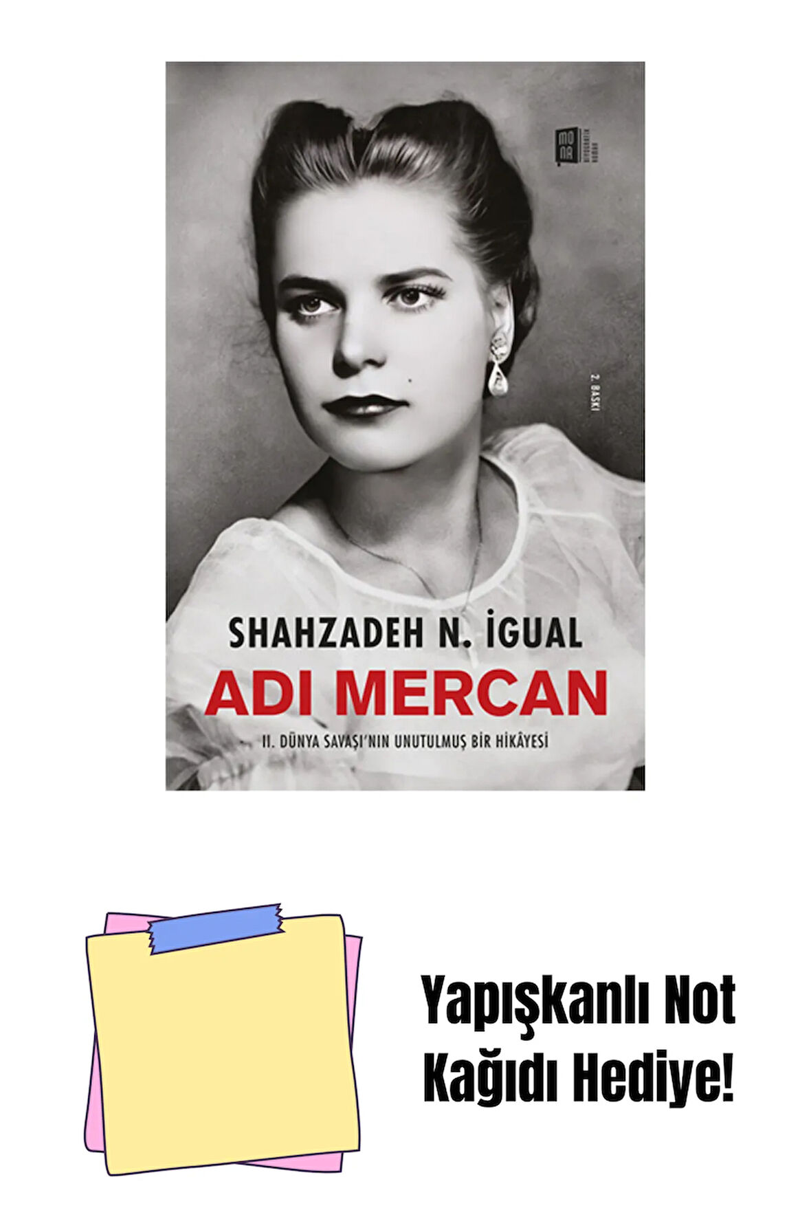 Adı Mercan + Yapışkanlı Not Kağıdı