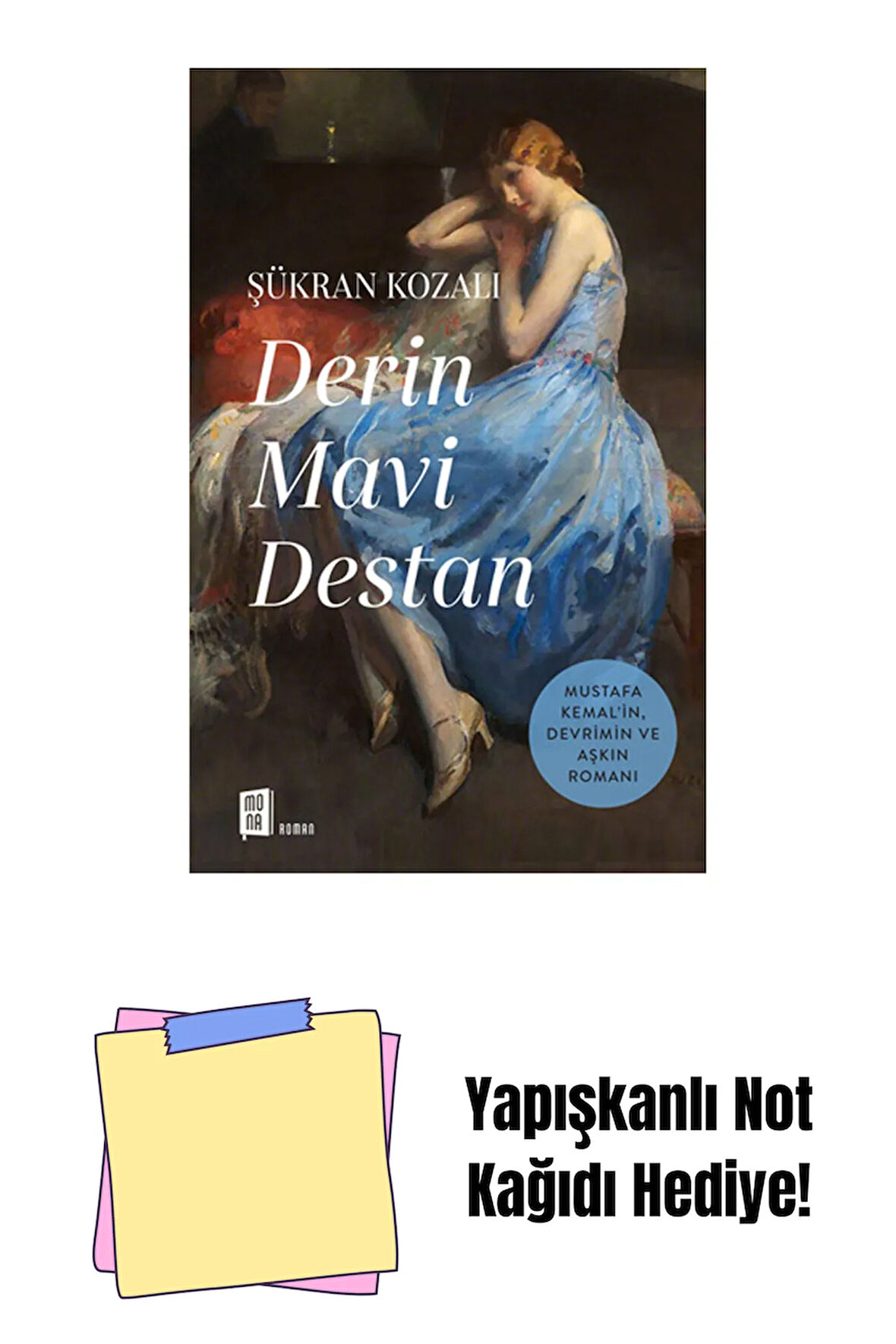 Derin Mavi Destan + Yapışkanlı Not Kağıdı