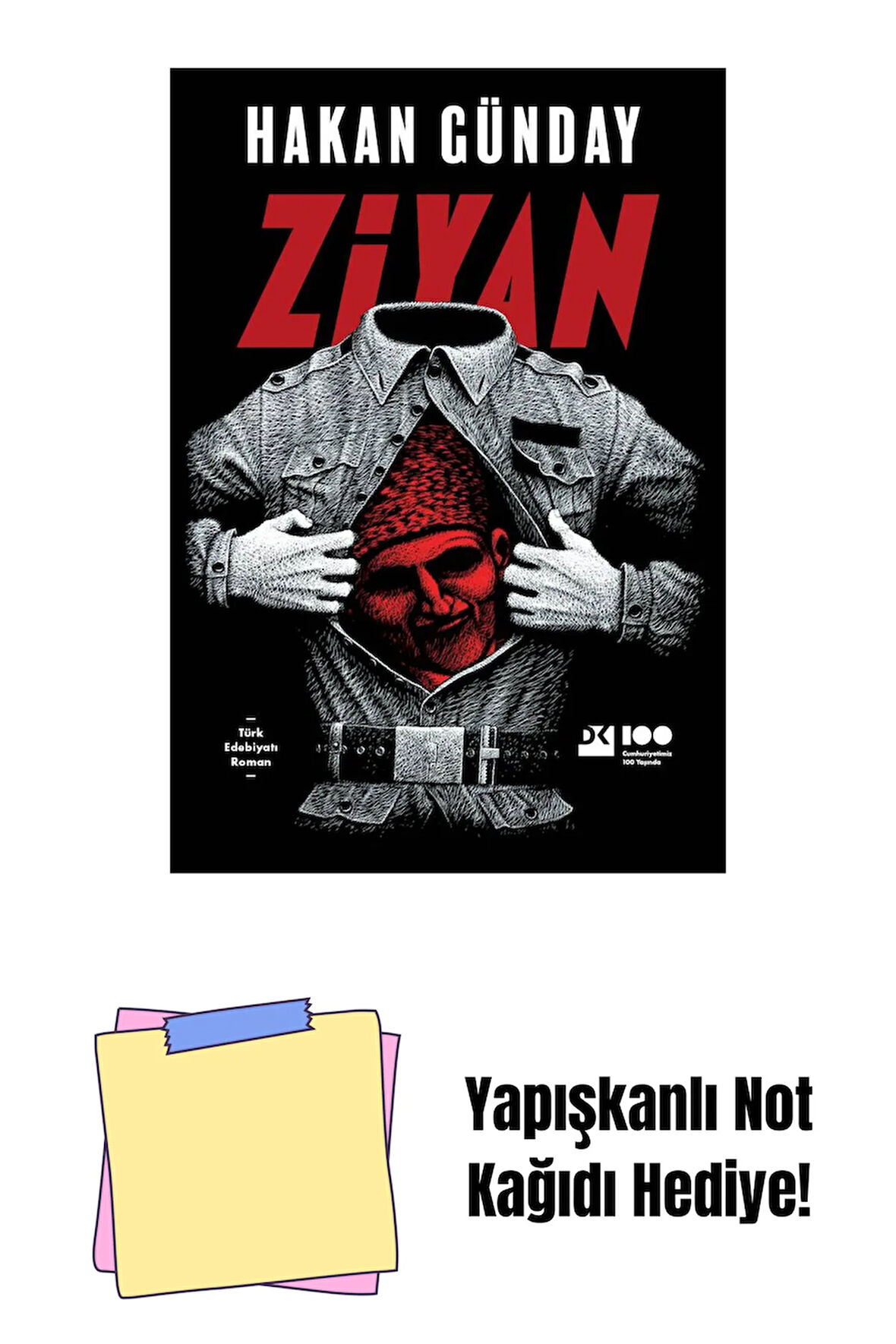 Ziyan + Yapışkanlı Not Kağıdı