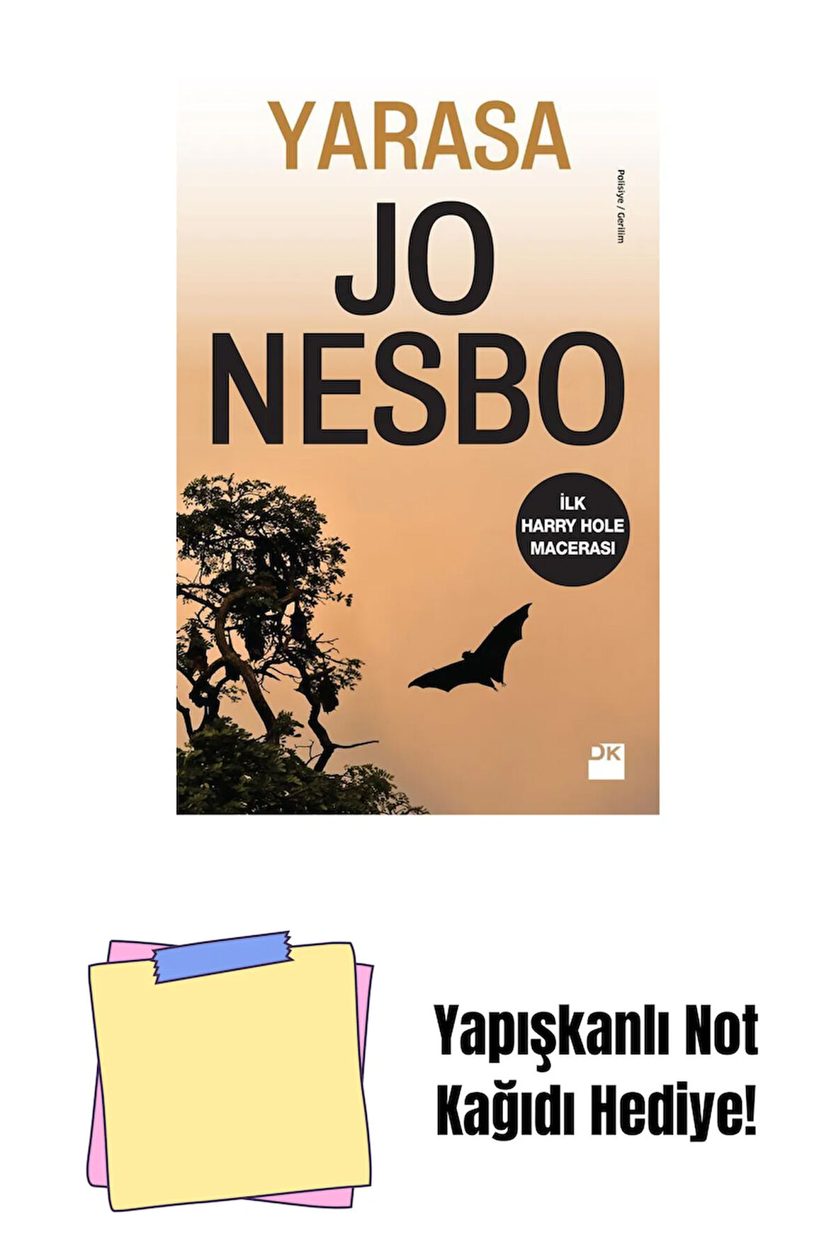 Yarasa + Yapışkanlı Not Kağıdı