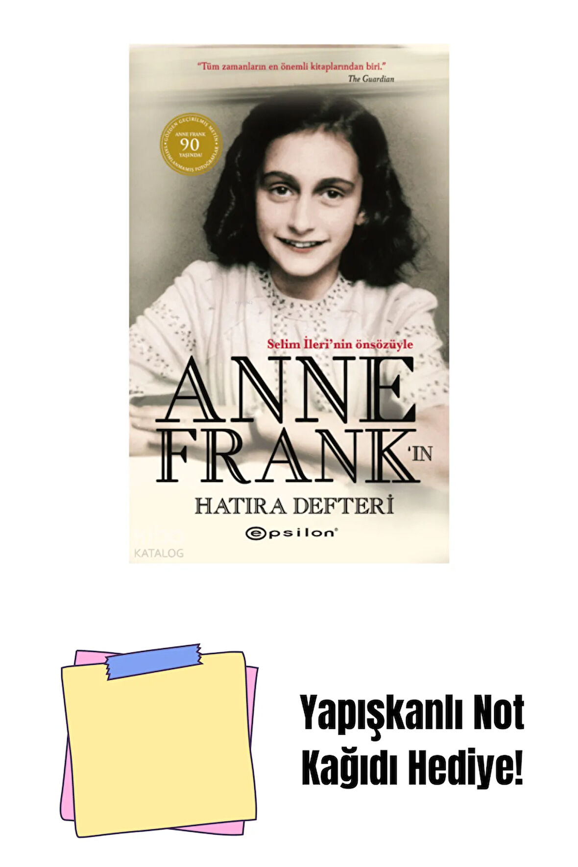 Anne Frank’ın Hatıra Defteri + Yapışkanlı Not Kağıdı
