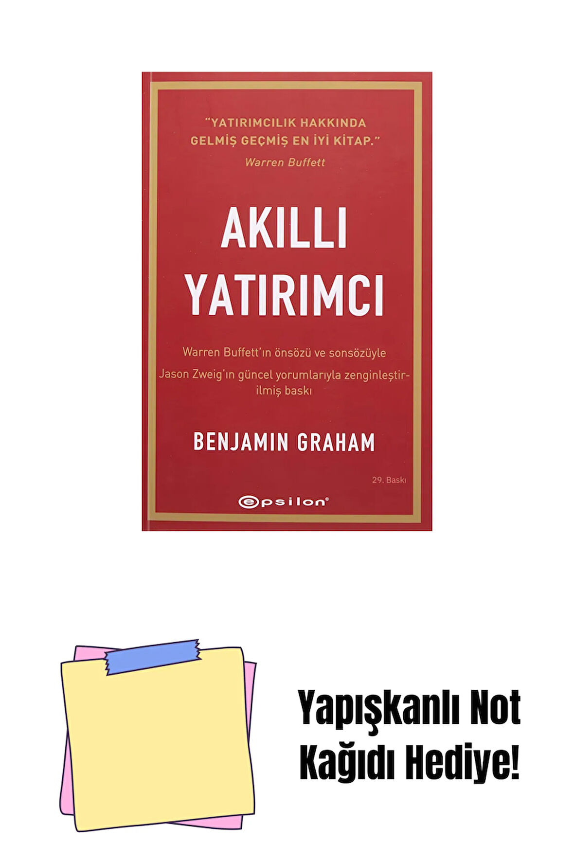 Akıllı Yatırımcı + Yapışkanlı Not Kağıdı
