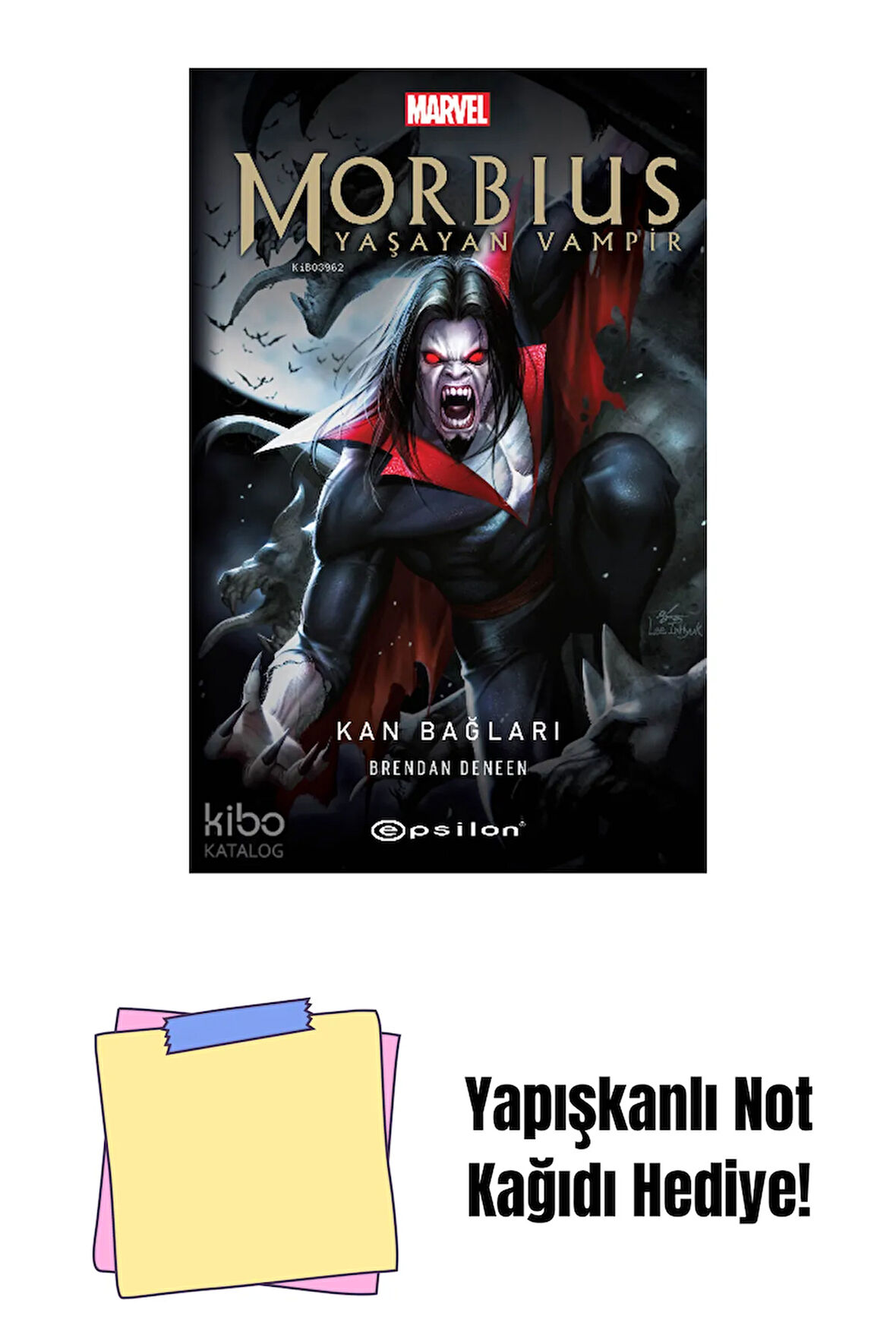 Morbius: Yaşayan Vampir - Kan Bağları + Yapışkanlı Not Kağıdı