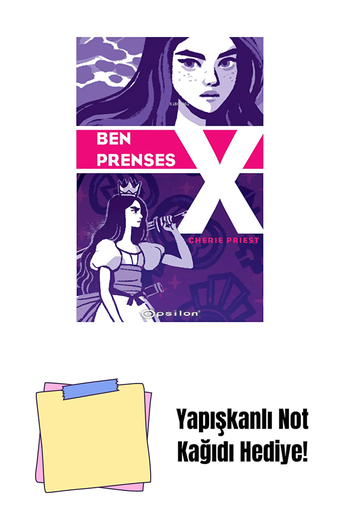 Ben Prenses X + Yapışkanlı Not Kağıdı