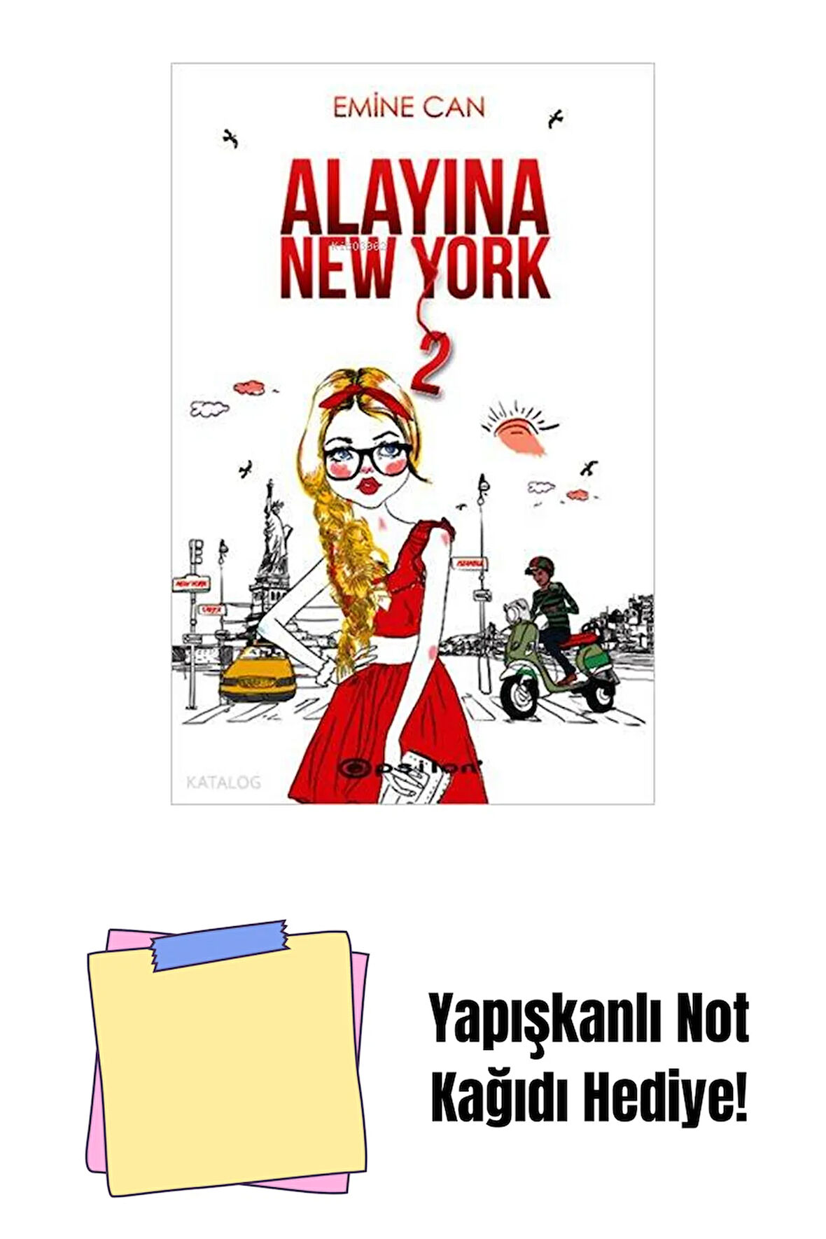 Alayına New York 2 + Yapışkanlı Not Kağıdı