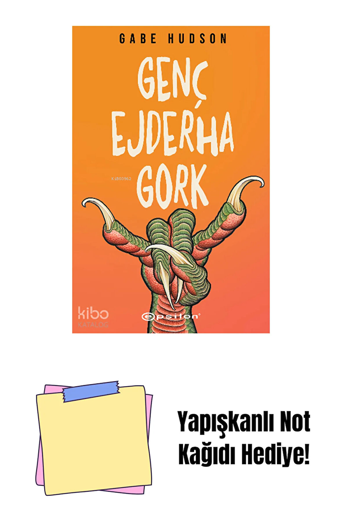 Genç Ejderha Gork + Yapışkanlı Not Kağıdı
