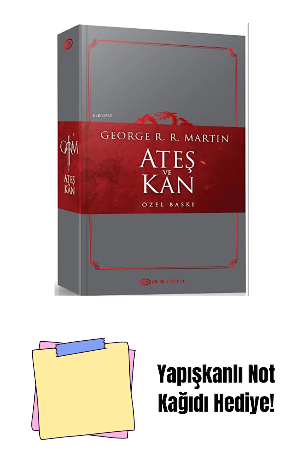 Ateş ve Kan (özel edisyon) + Yapışkanlı Not Kağıdı