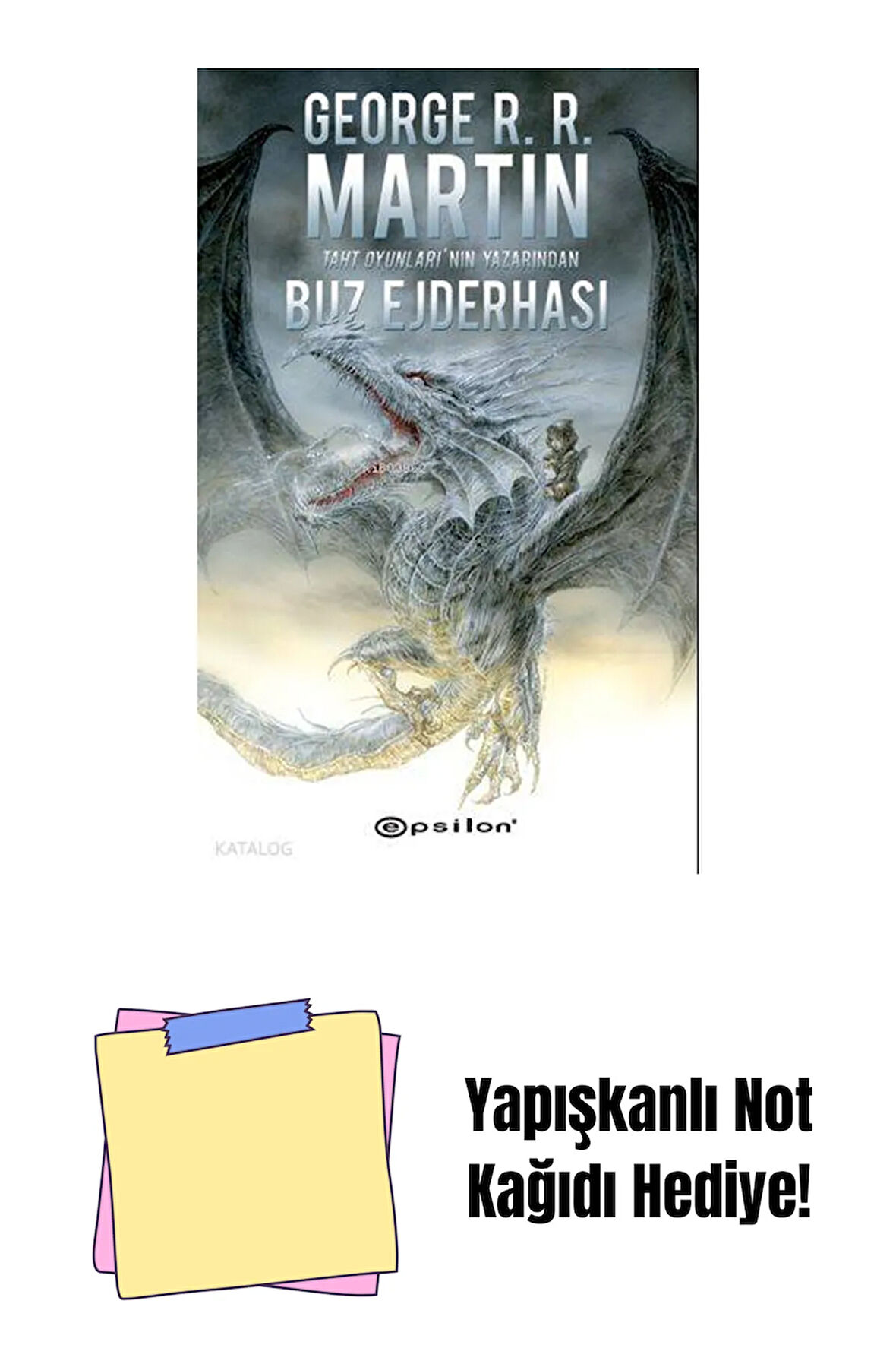 Buz Ejderhası + Yapışkanlı Not Kağıdı