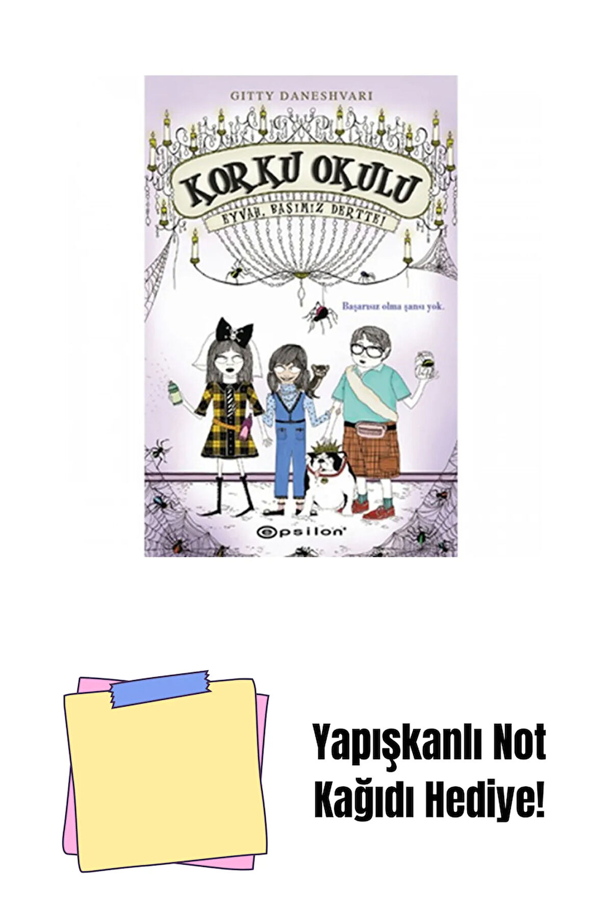 Korku Okulu 2 Eyvah Başımız Dertte + Yapışkanlı Not Kağıdı