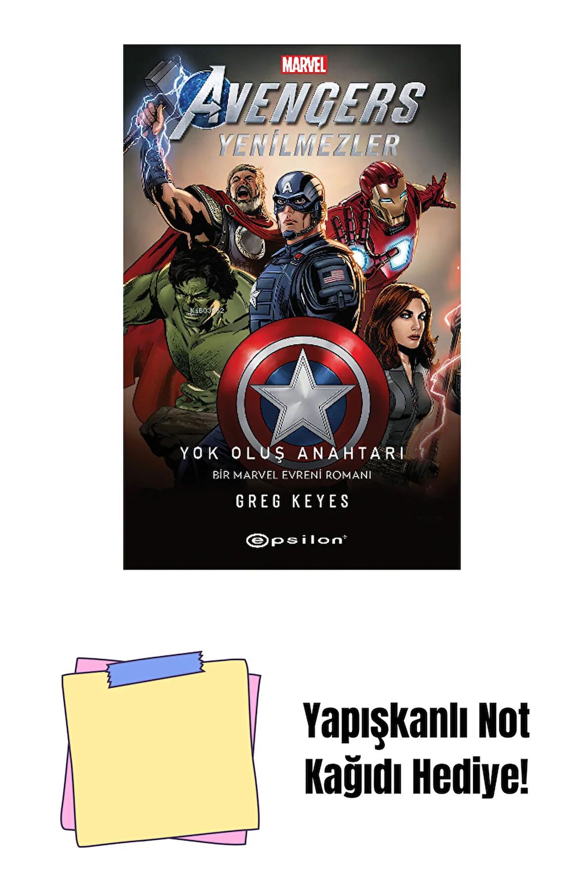 Avengers: Yok Oluş Anahtarı + Yapışkanlı Not Kağıdı