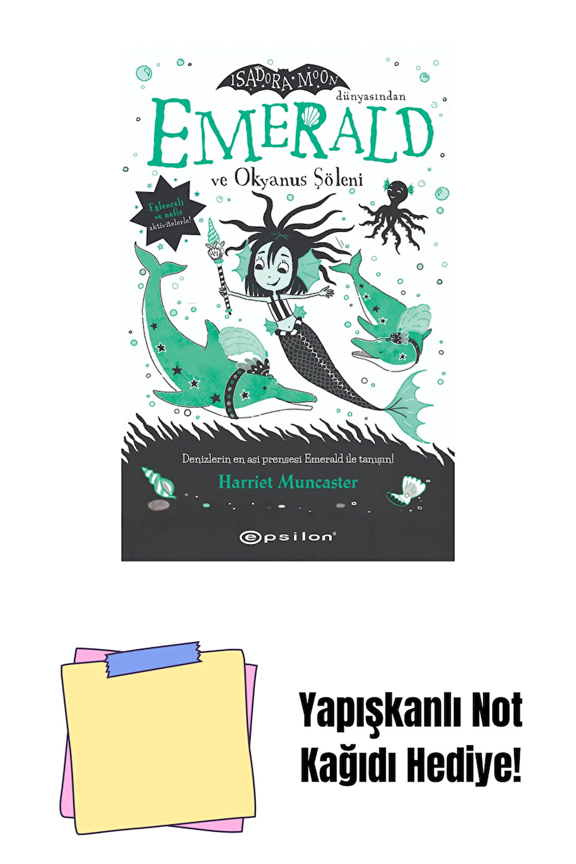 Emerald ve Okyanus Şöleni + Yapışkanlı Not Kağıdı