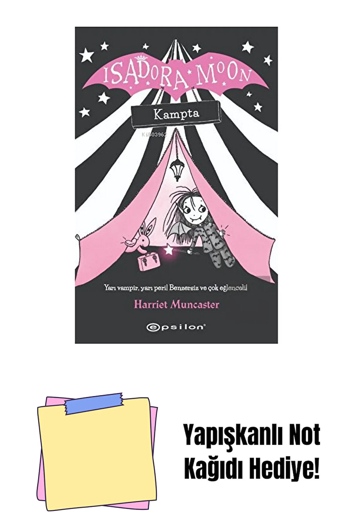 Isadora Moon 3 - Kampta + Yapışkanlı Not Kağıdı