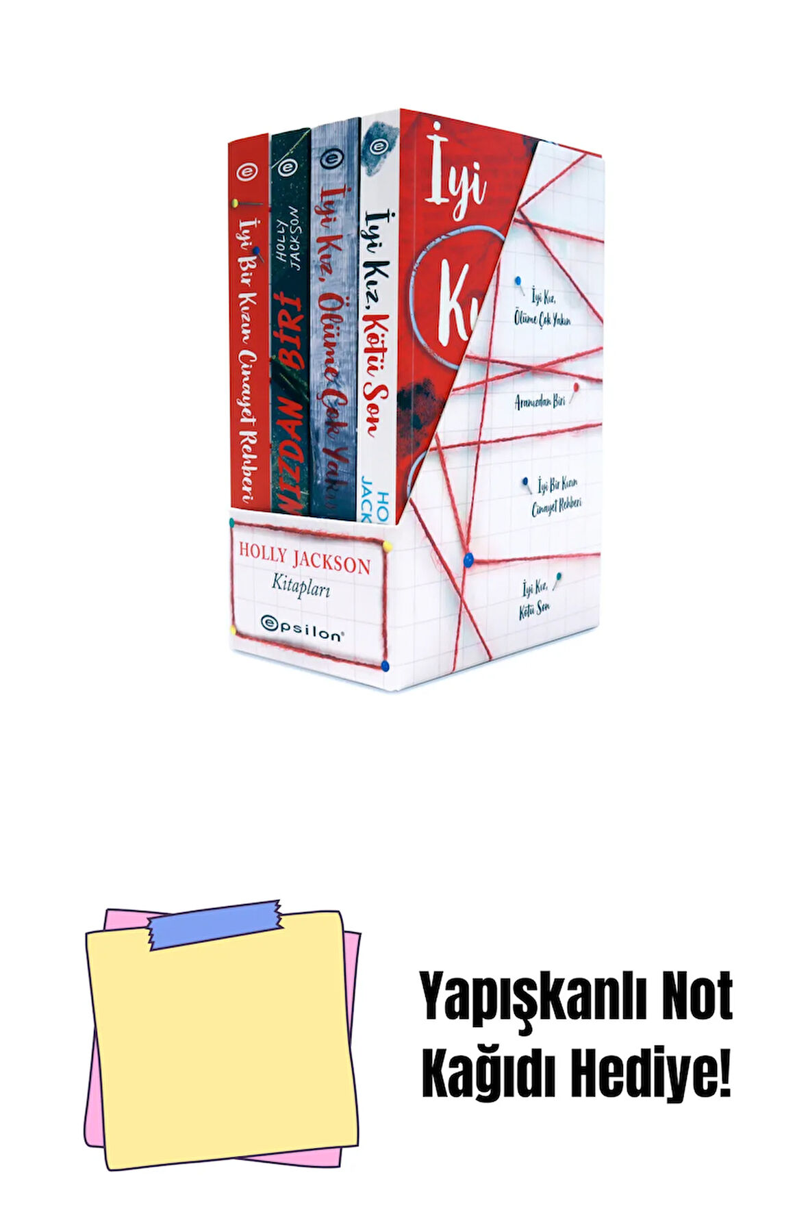 Holly Jackson 4 Kitap Set + Yapışkanlı Not Kağıdı
