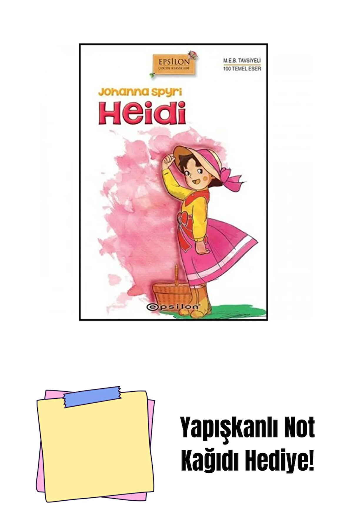 Heidi (Sert Kapak) + Yapışkanlı Not Kağıdı