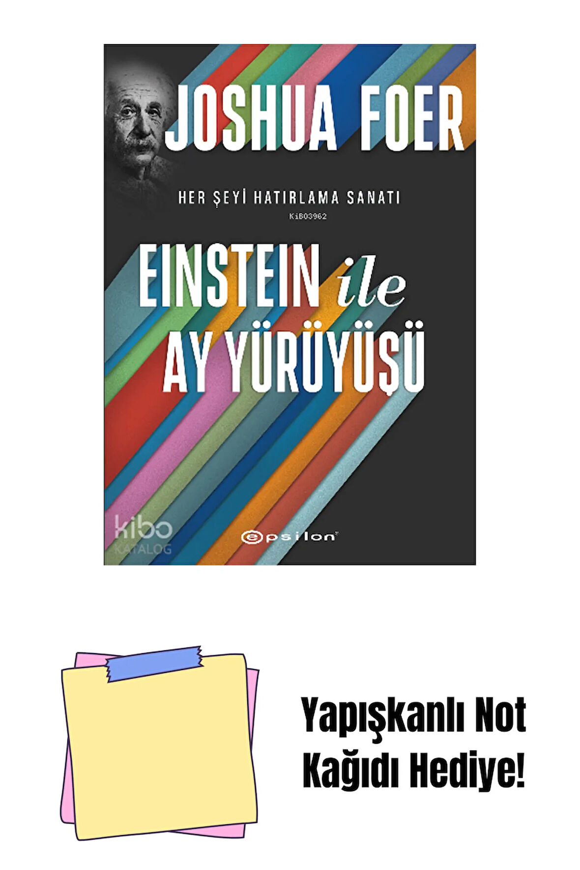 Einstein ile Ay Yürüyüşü + Yapışkanlı Not Kağıdı